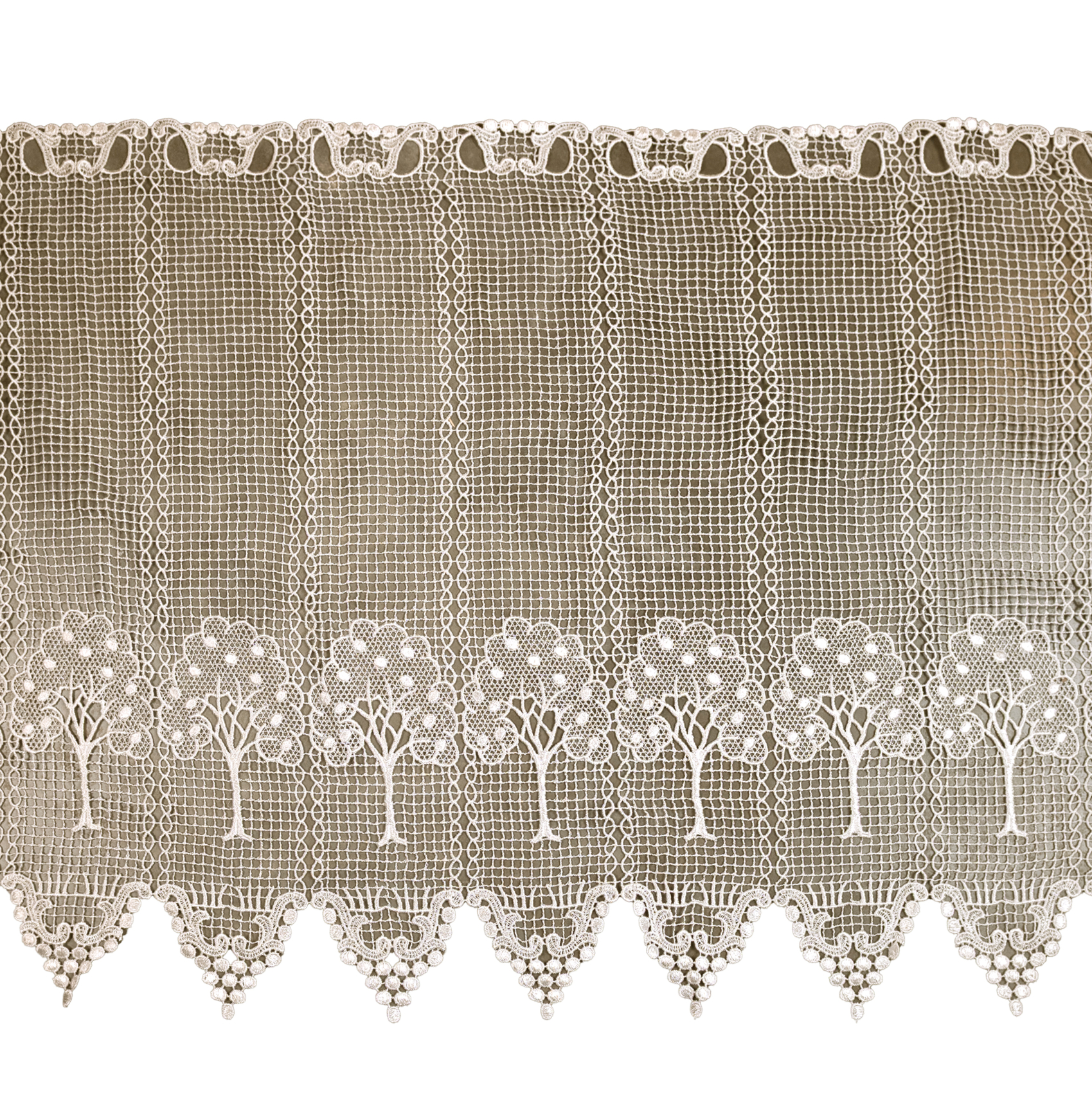 Brise-bise macramé ajouré — vue 3