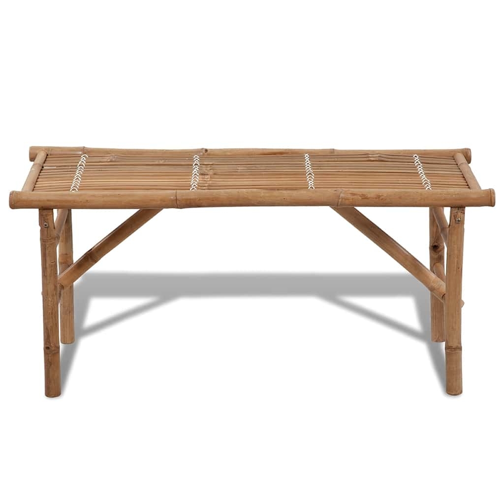 Banc de jardin pliable en bambou — vue 4