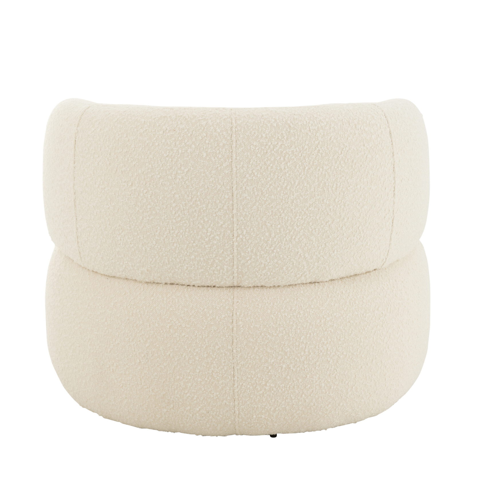 Fauteuil pivotant rond en bouclette — vue 4