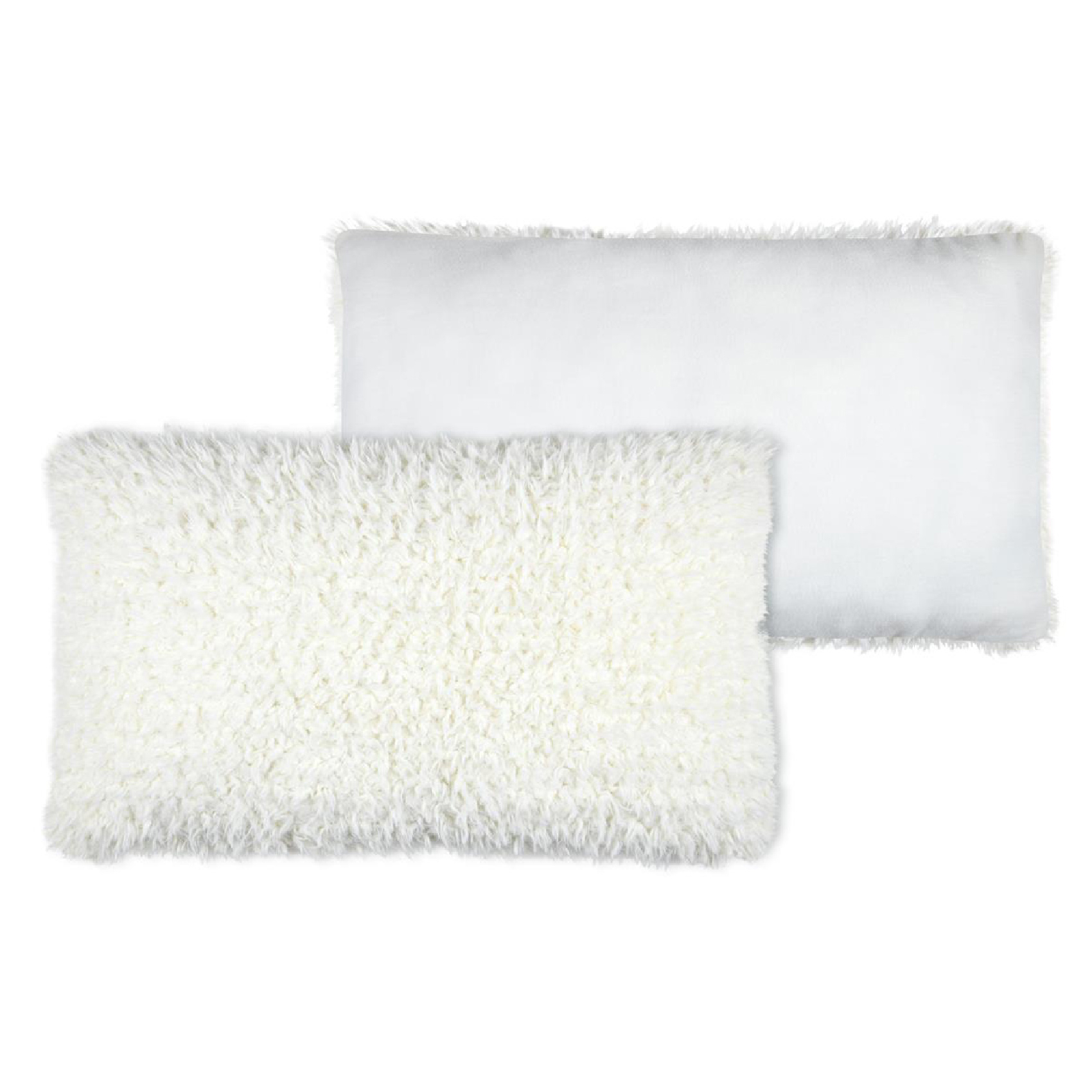 Coussin rectangulaire imitation peau de mouton — vue 4