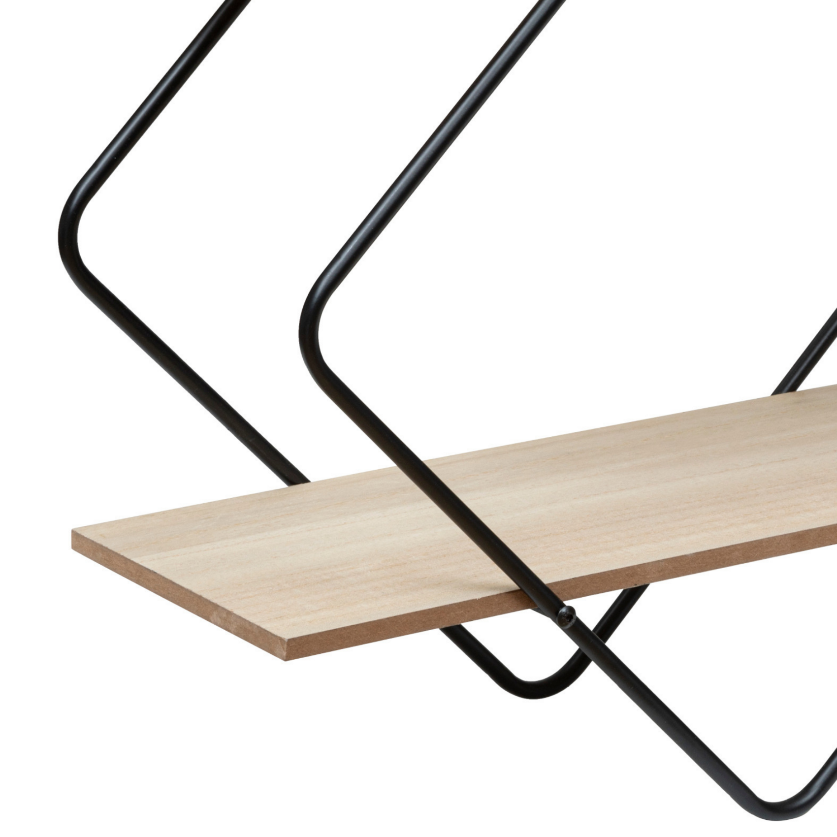 Etagère métal et bois à suspendre — vue 3