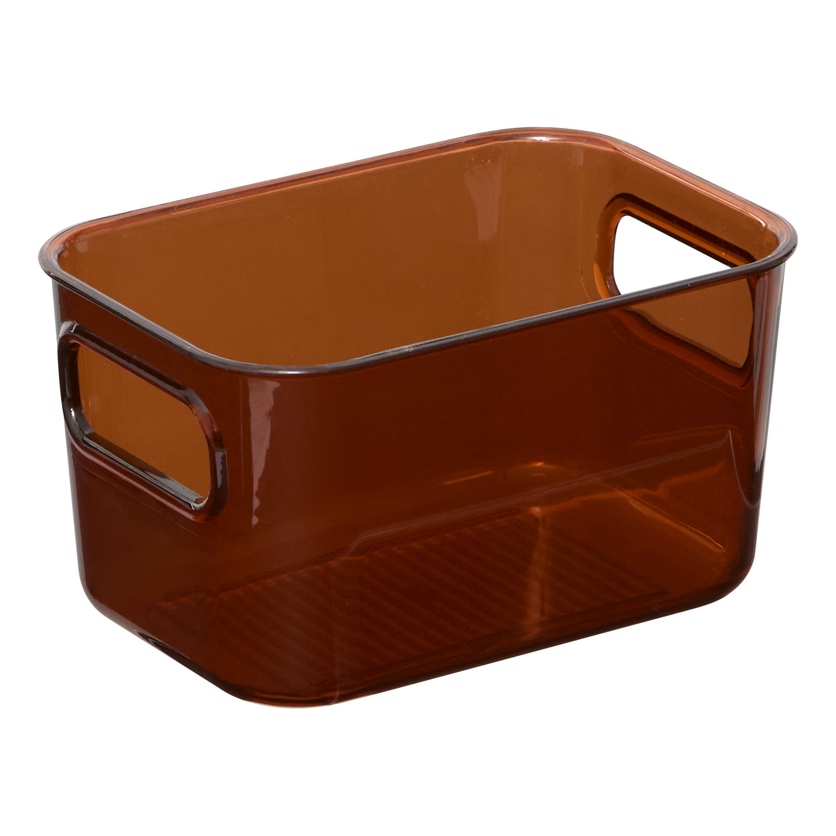Boîte de rangement avec couvercle en PET et bois — vue 3
