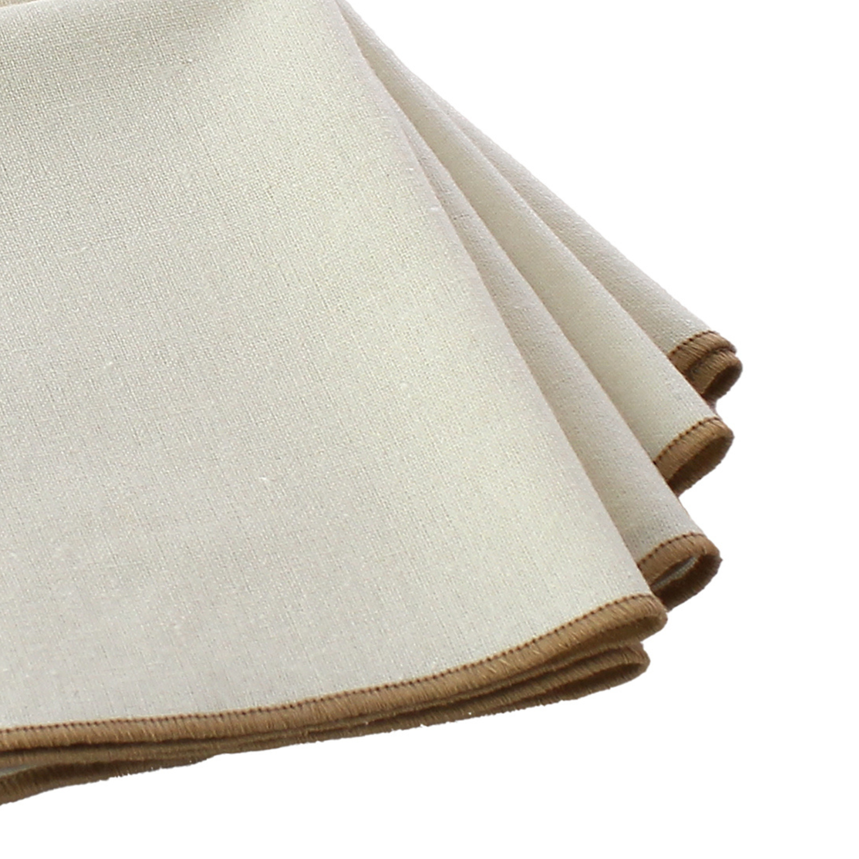 Serviette de table unie et bourdonnée — vue 6