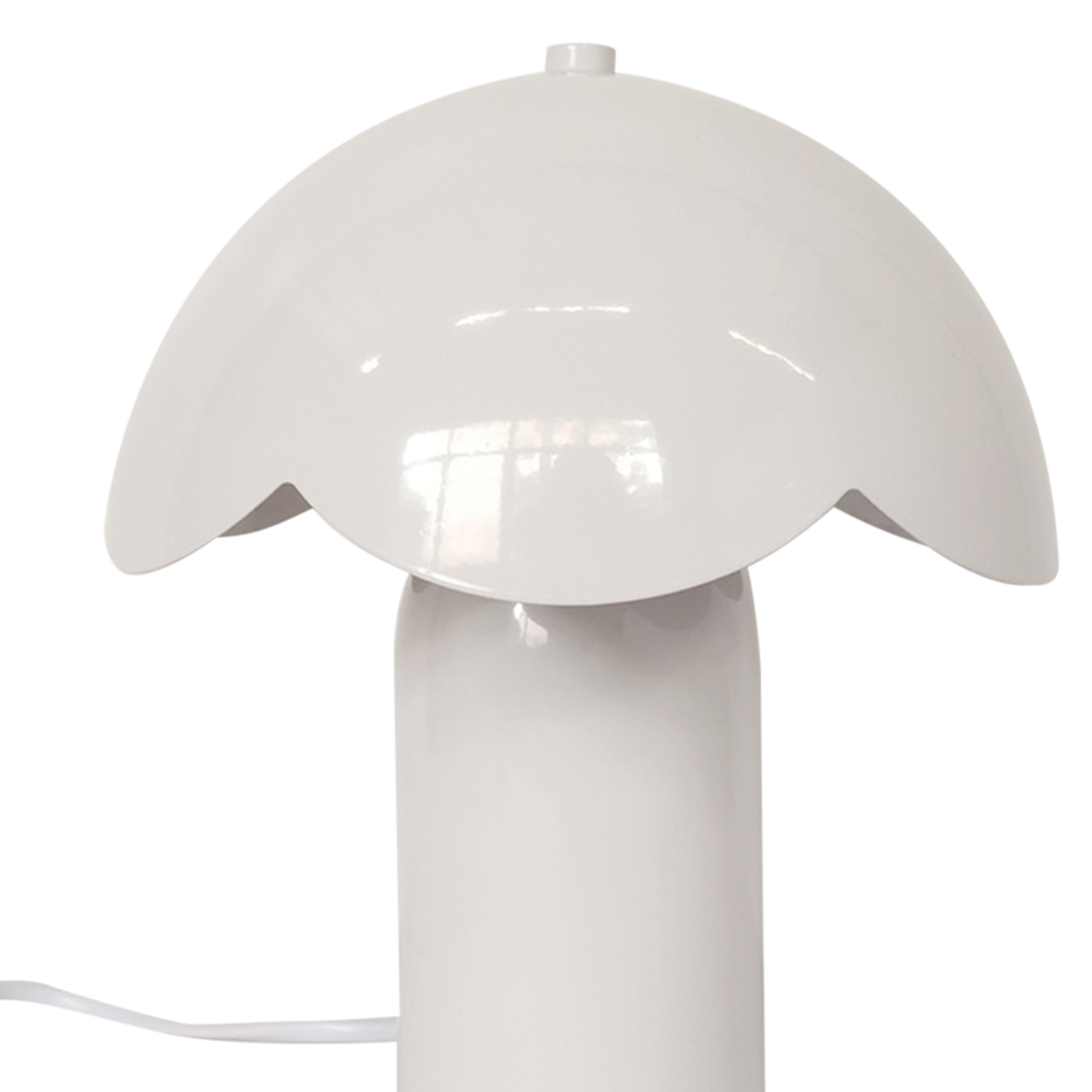 Lampe à poser décorative en métal avec abat-jour arrondi — vue 6