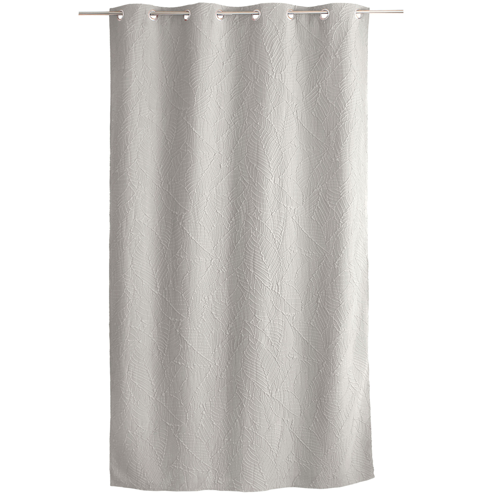 Rideau à oeillets feuillage aspect gaufré — vue 3