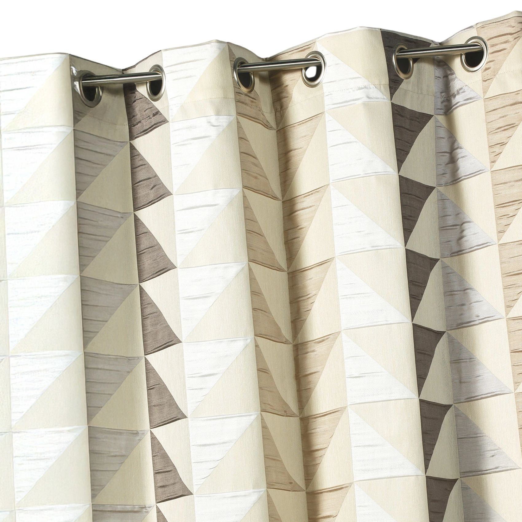 Rideau en jacquard imprimés triangulaires — vue 6