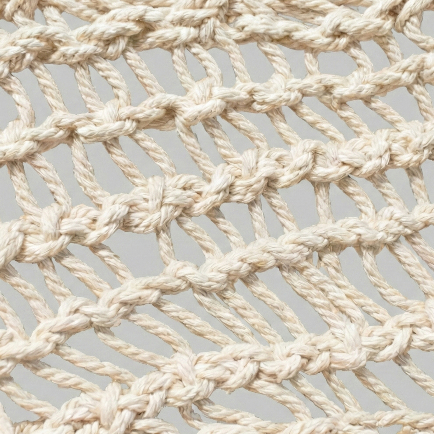 Voile d’ombrage triangulaire macramé polylin — vue 4