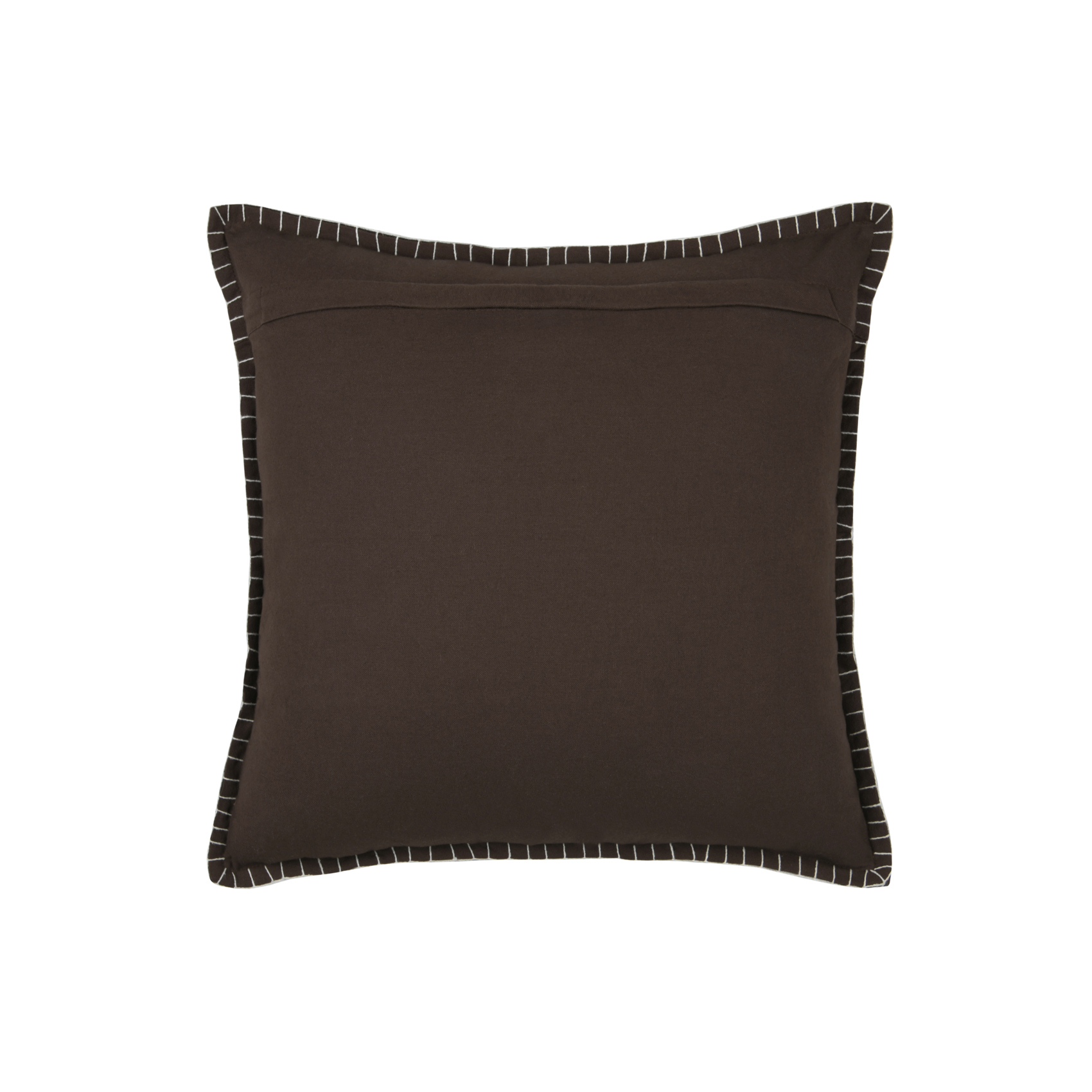 Coussin décoratif carré à carreaux et motif sapin — vue 5