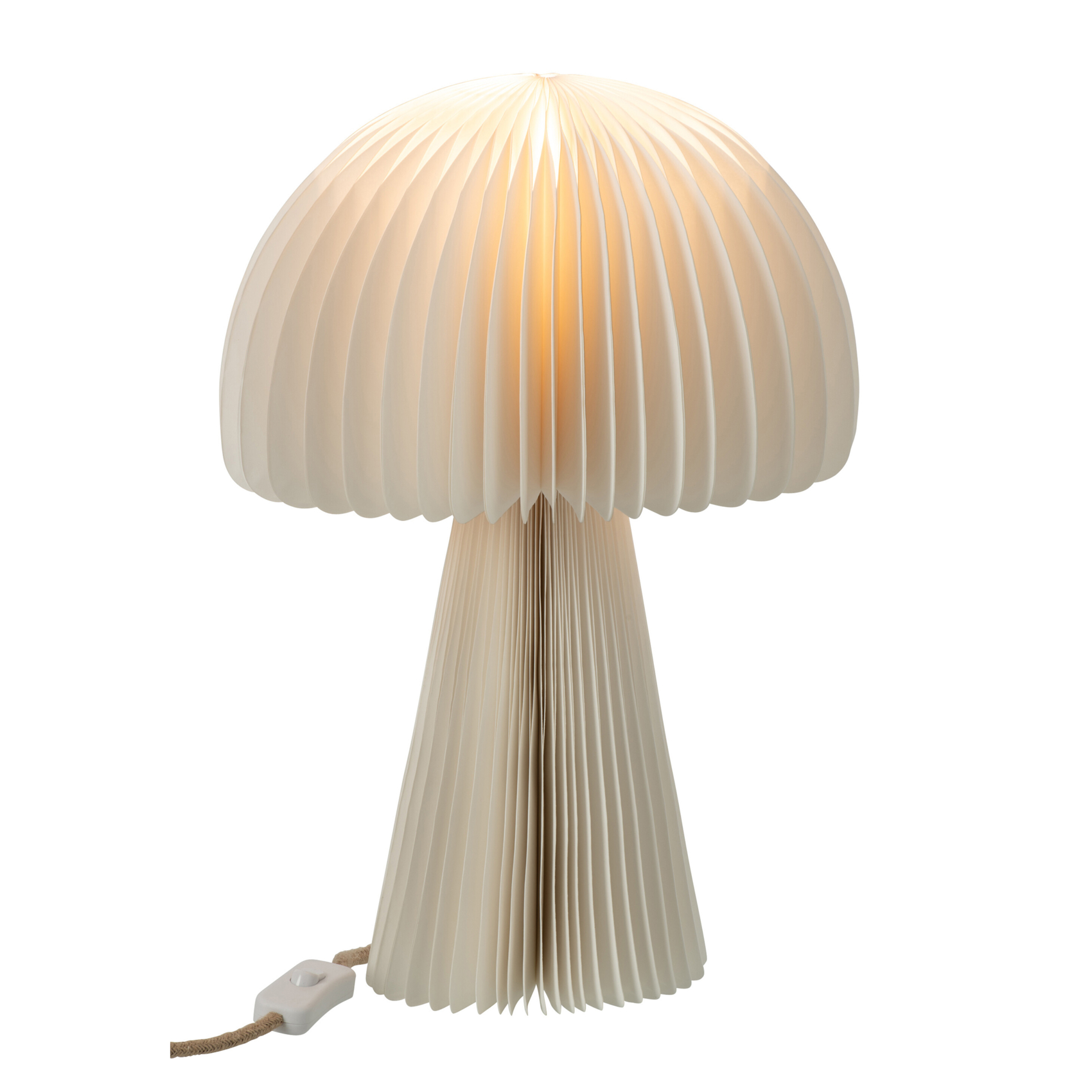 Lampe champignon en papier design — vue 5