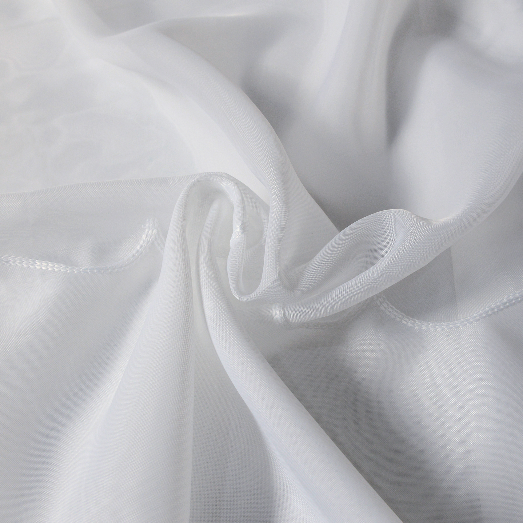 Voilage brodé cornely à galon fronceur — vue 4