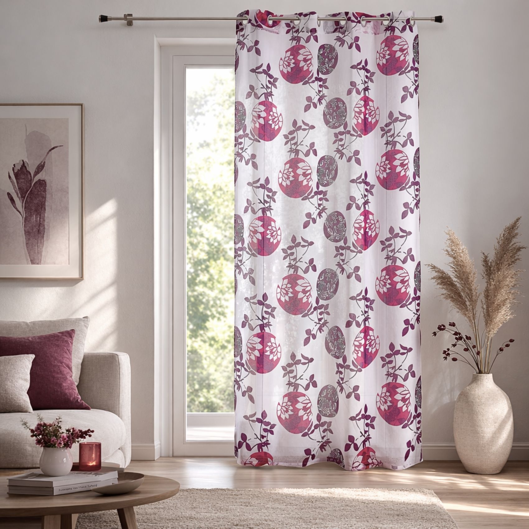 Voilage Léger en Etamine Printemps