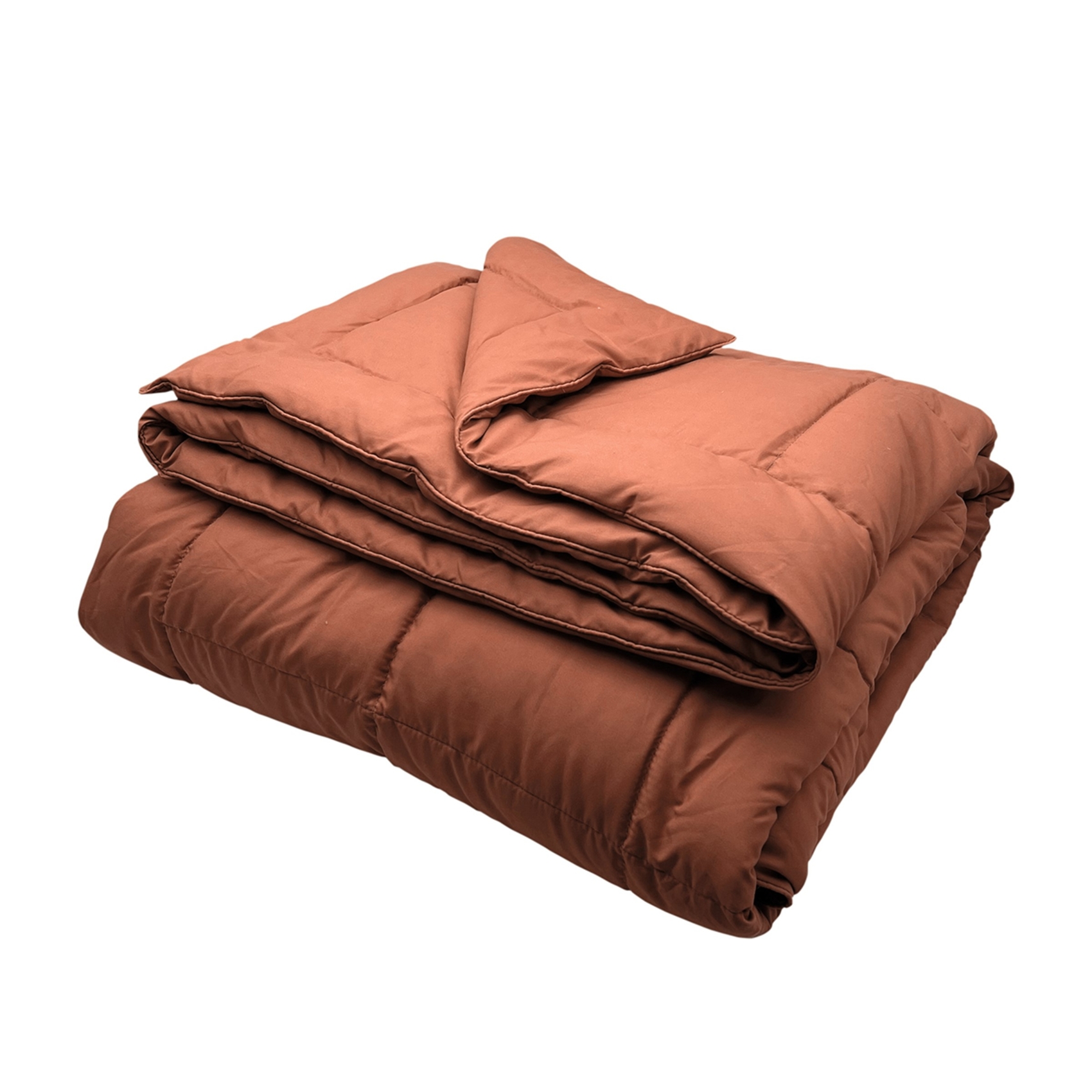 Edredon ou couvre-lit matelassé peau de pêche Oekotex