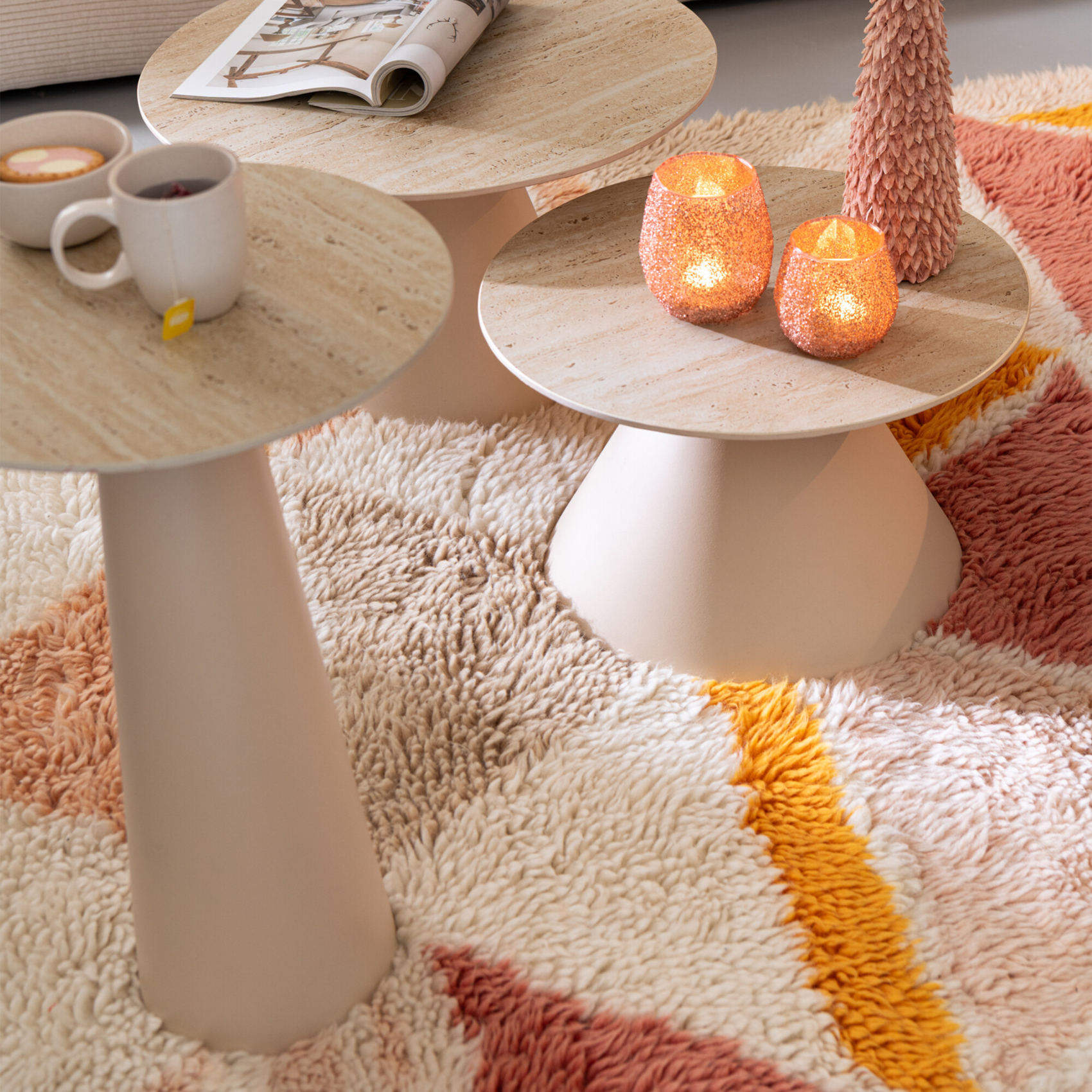 Table d’appoint design colonne — vue 4