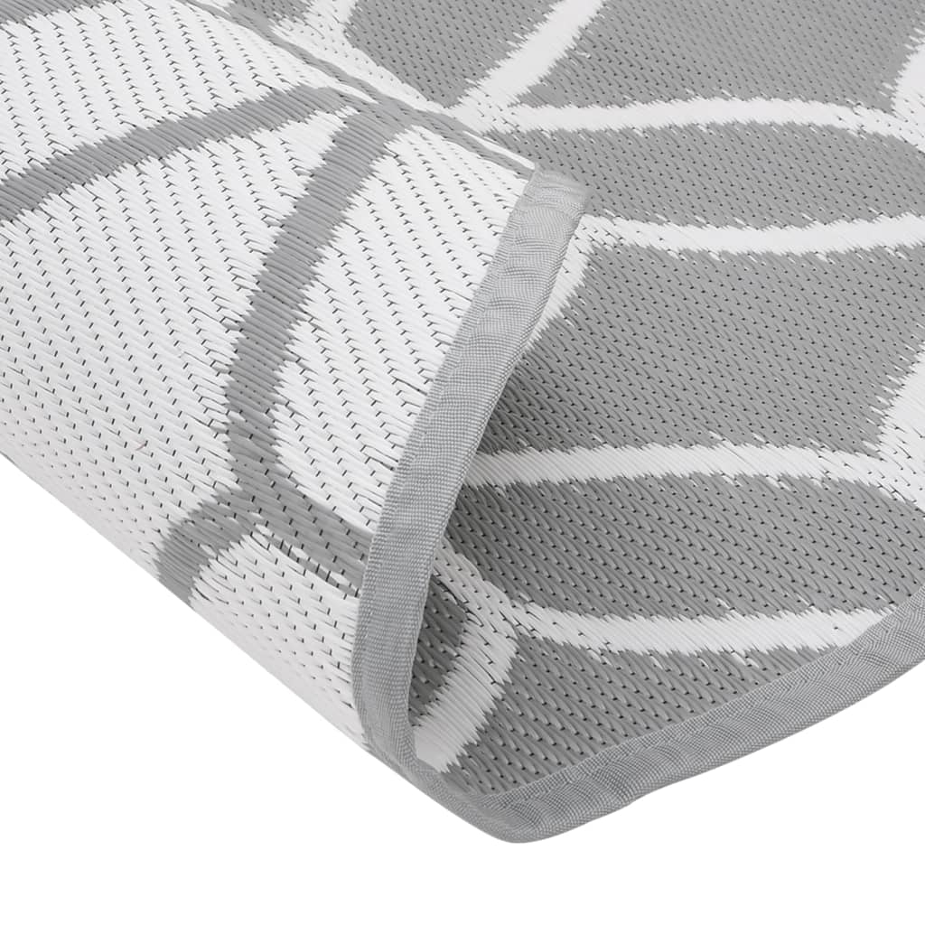 Tapis d'extérieur rond motif géométrique — vue 3