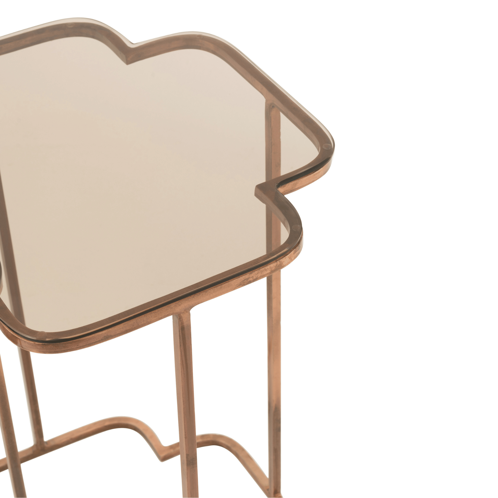 Lot de 2 tables gigognes en métal — vue 4