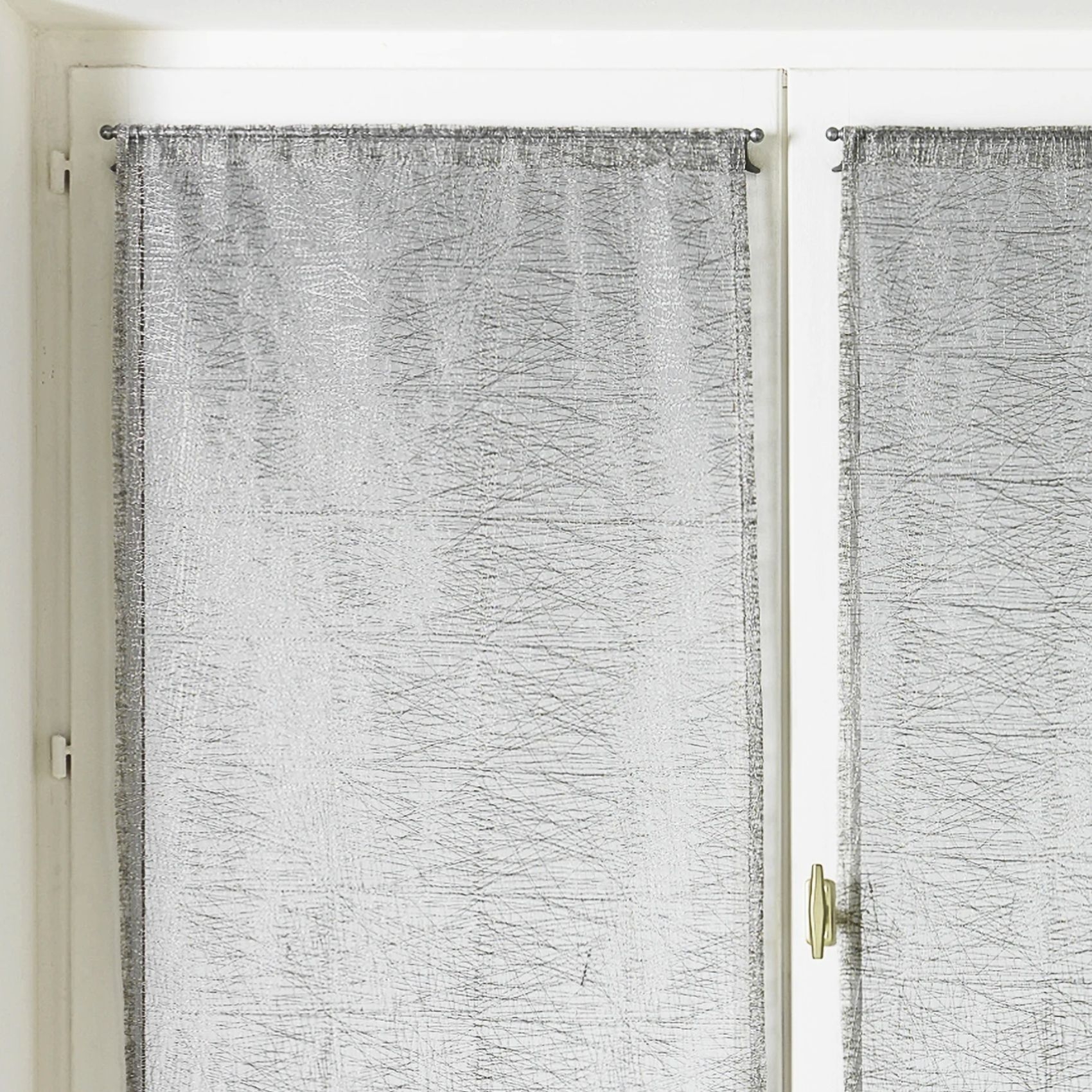 Paire de petits voilages organza uni — vue 3