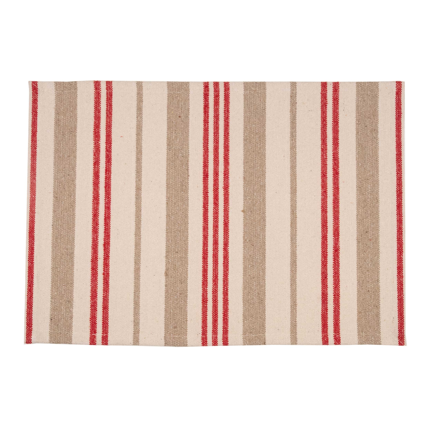 Set de table en coton épais rayures