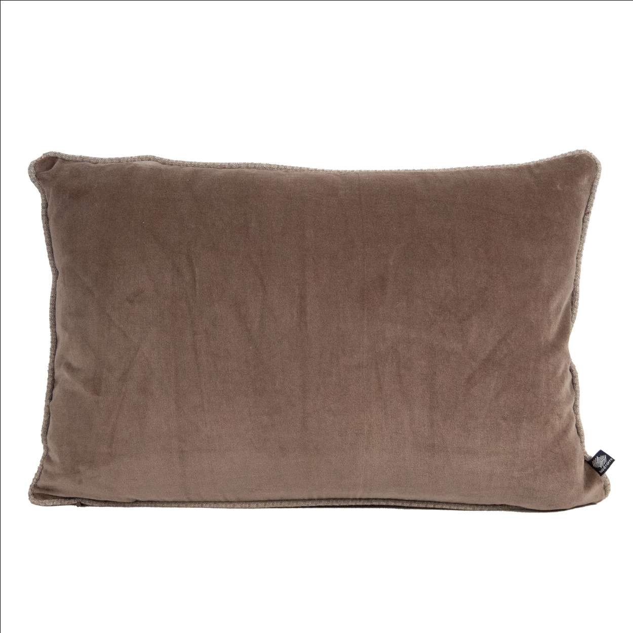 Coussin en velours réversible
