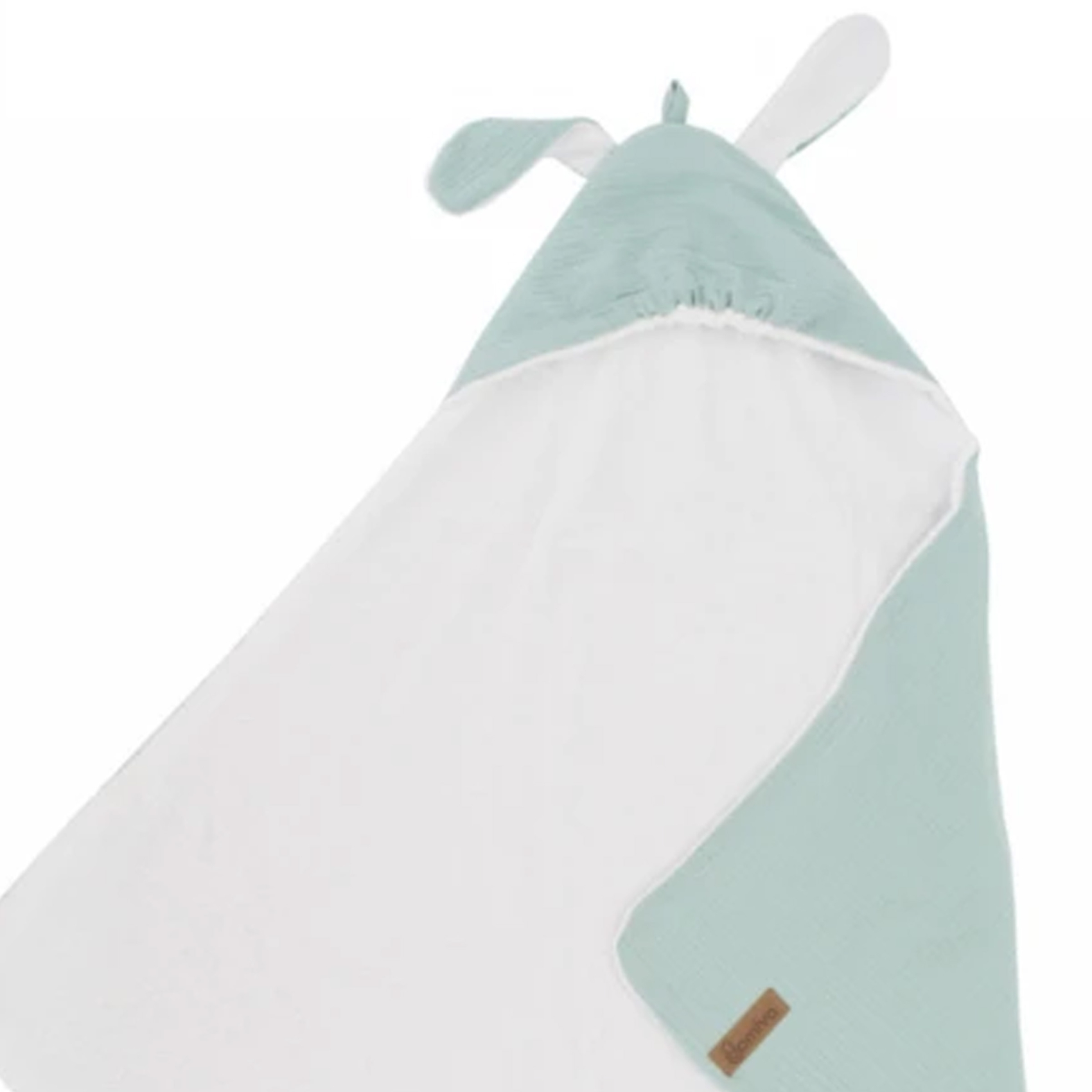 Cape de bain en gaze de coton avec oreilles de lapin — vue 3