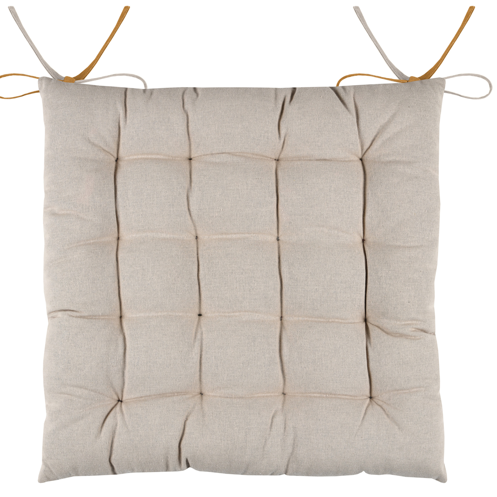 Galette de chaise bicolore — vue 3