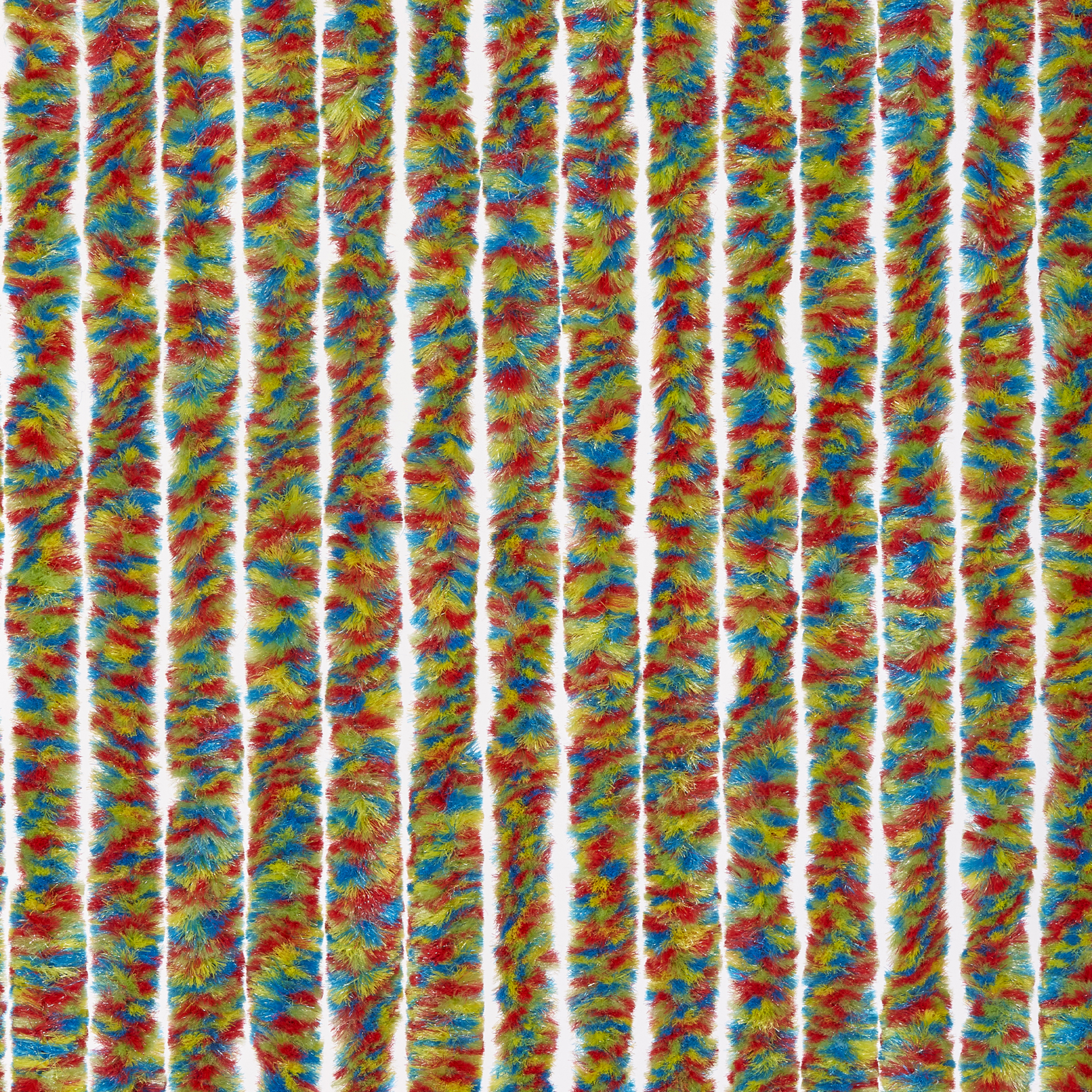 Rideau de porte chenilles multicolores — vue 3