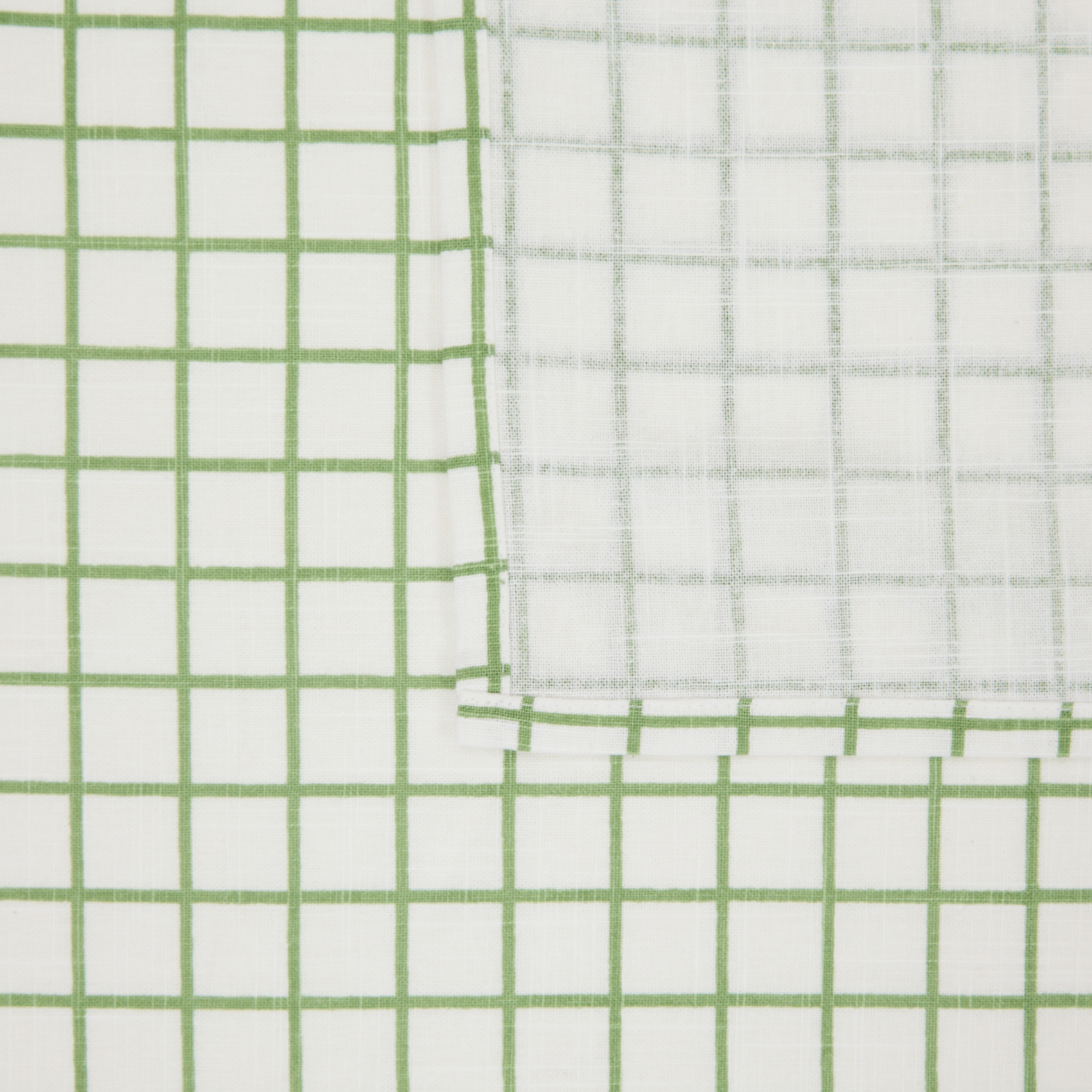 Nappe en coton carreaux traitement hydrofuge — vue 5