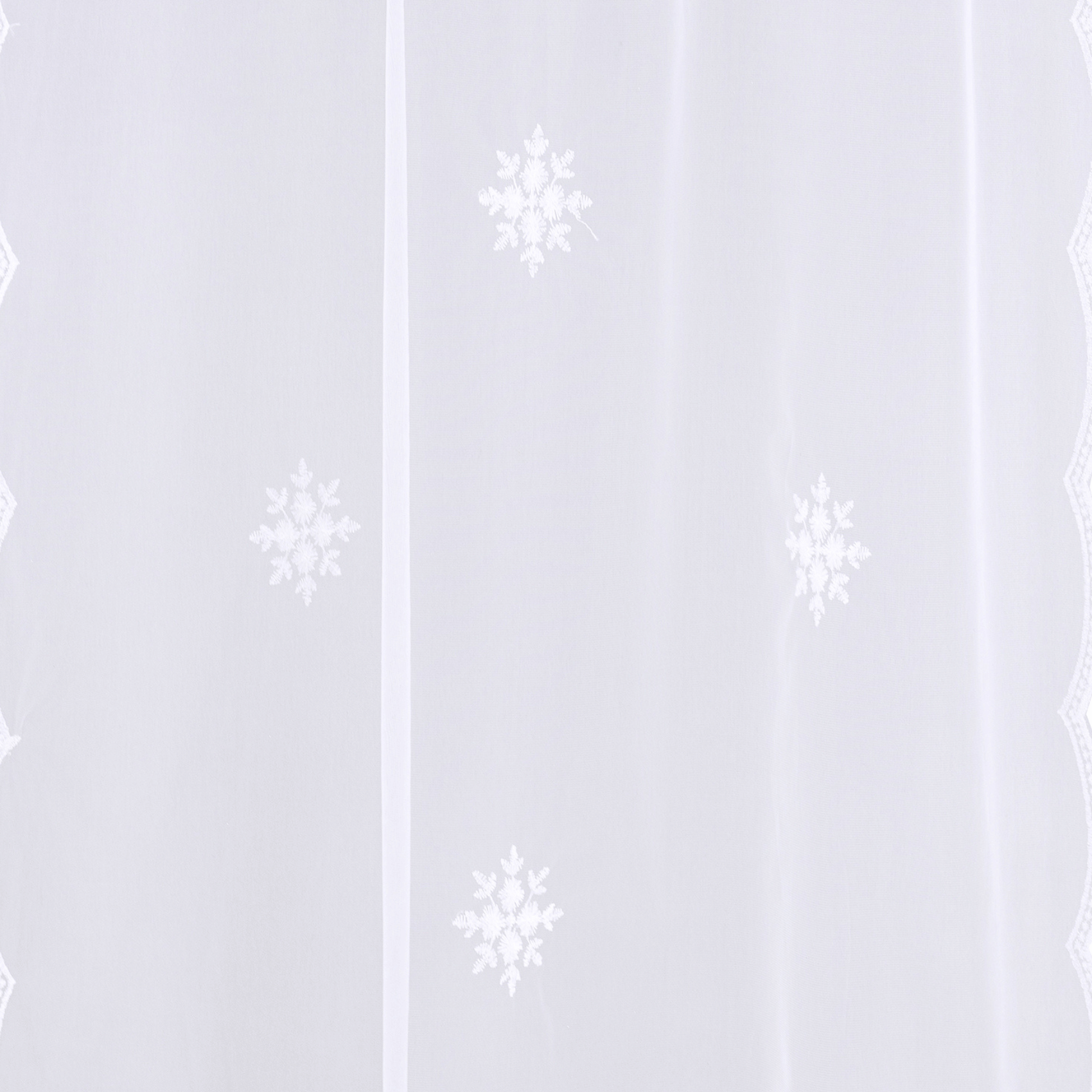 Paire de petits voilages motif flocons — vue 3