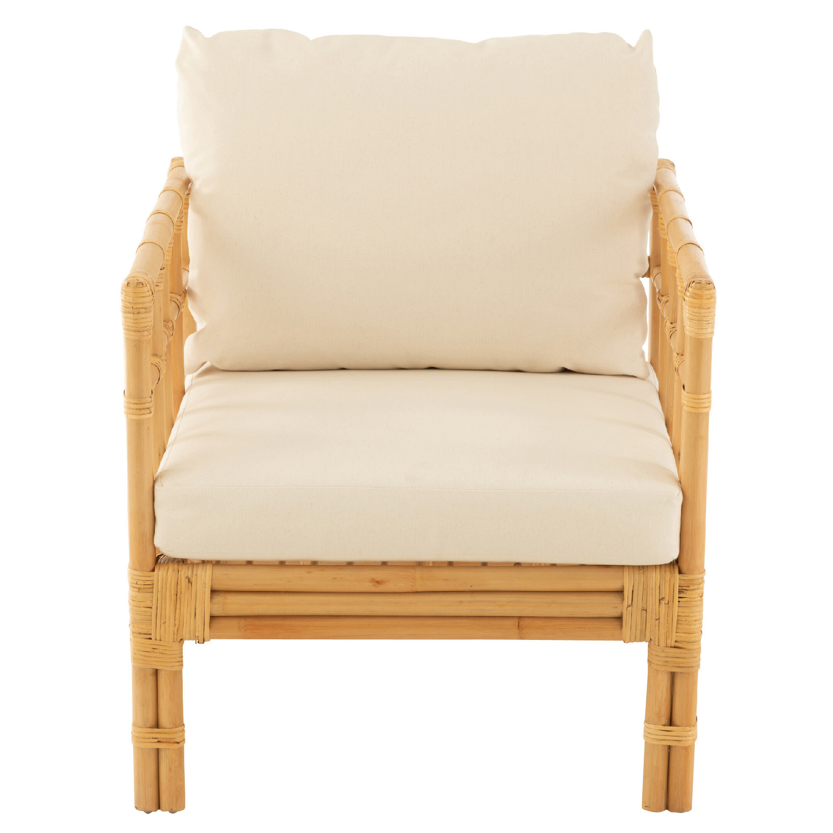 Fauteuil en rotin avec coussins — vue 4