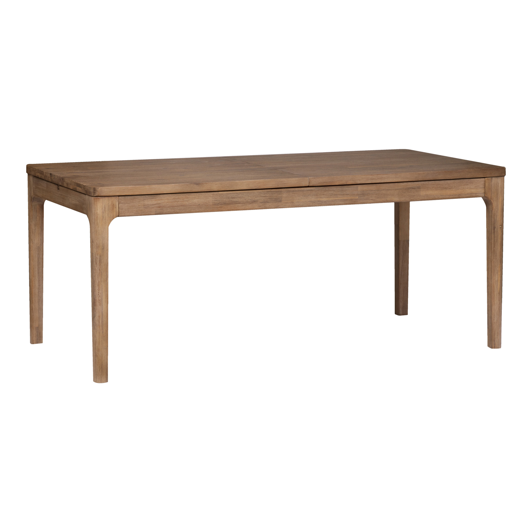 Table à manger extensible en acacia massif avec allonges