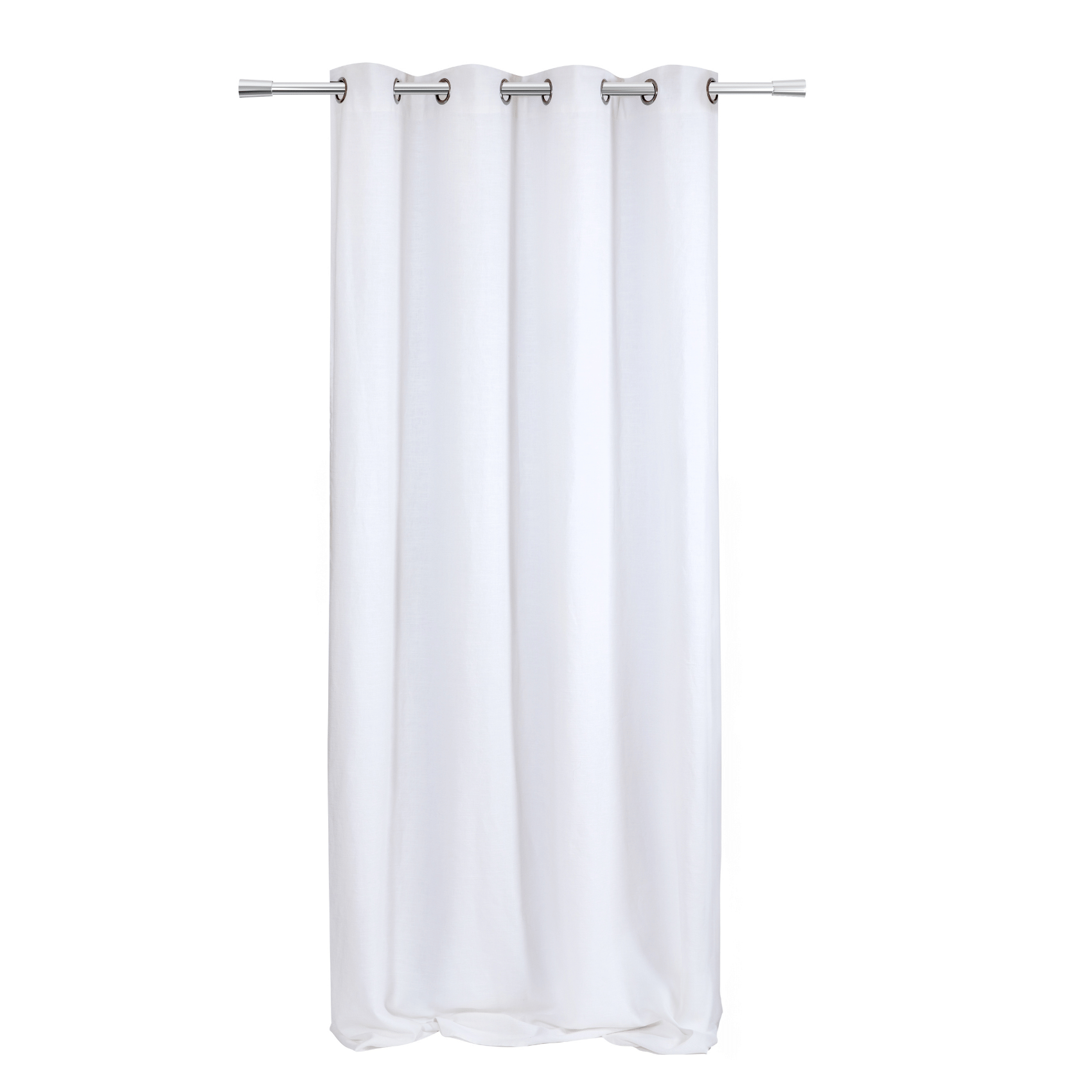 Rideau en lin à œillets