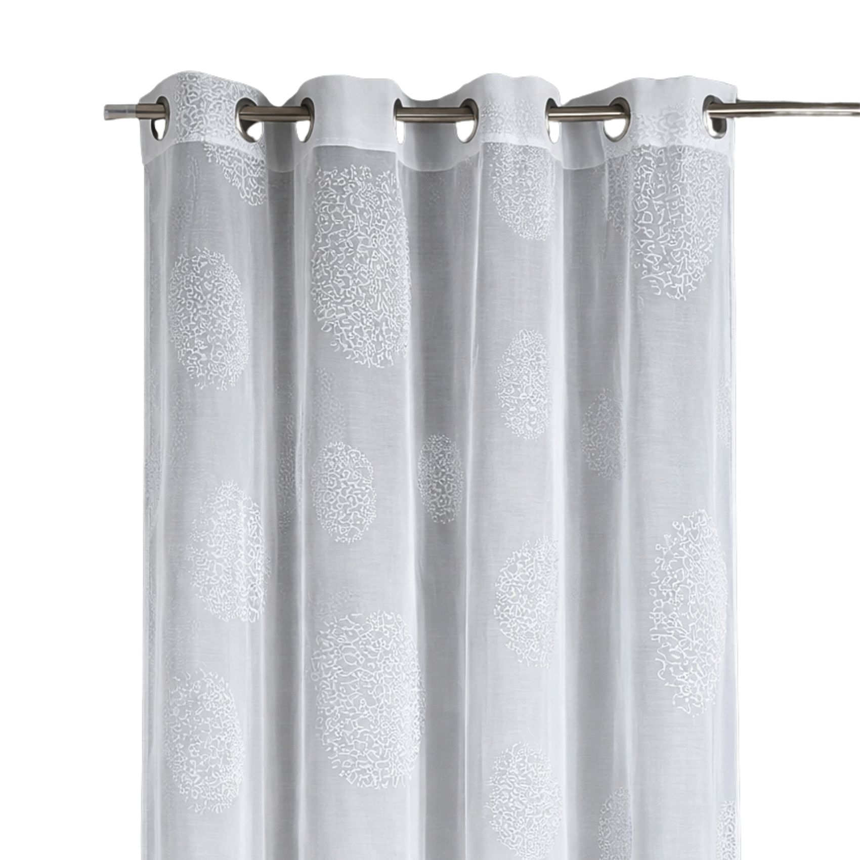 Voilage motif rond impression magnétique — vue 3