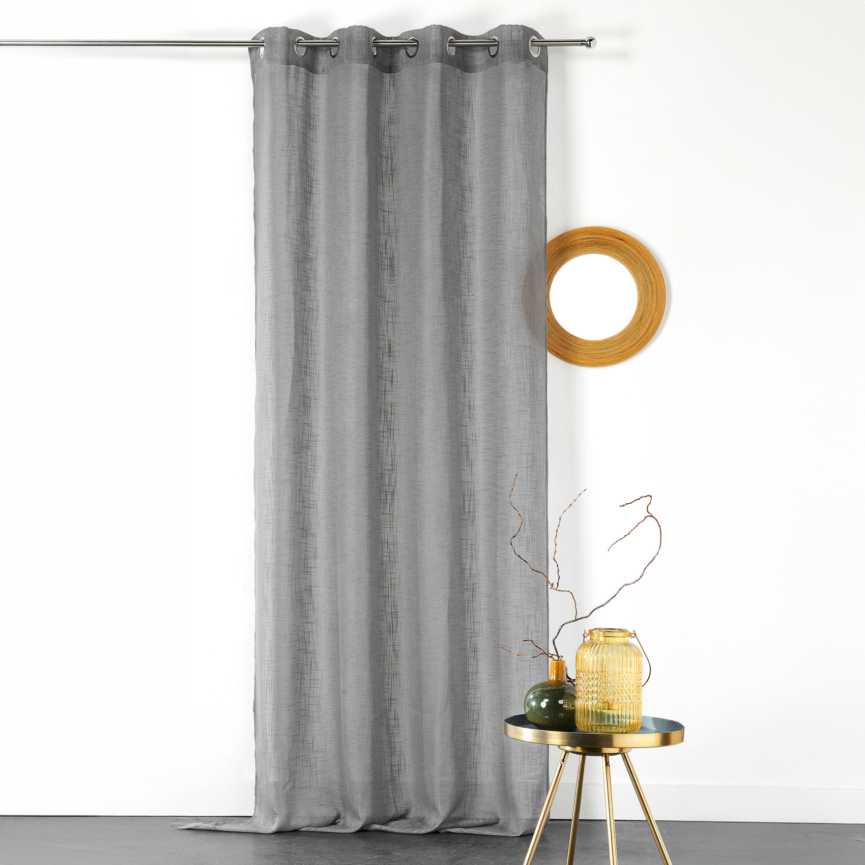 Voilage uni à oeillets 'Kate'