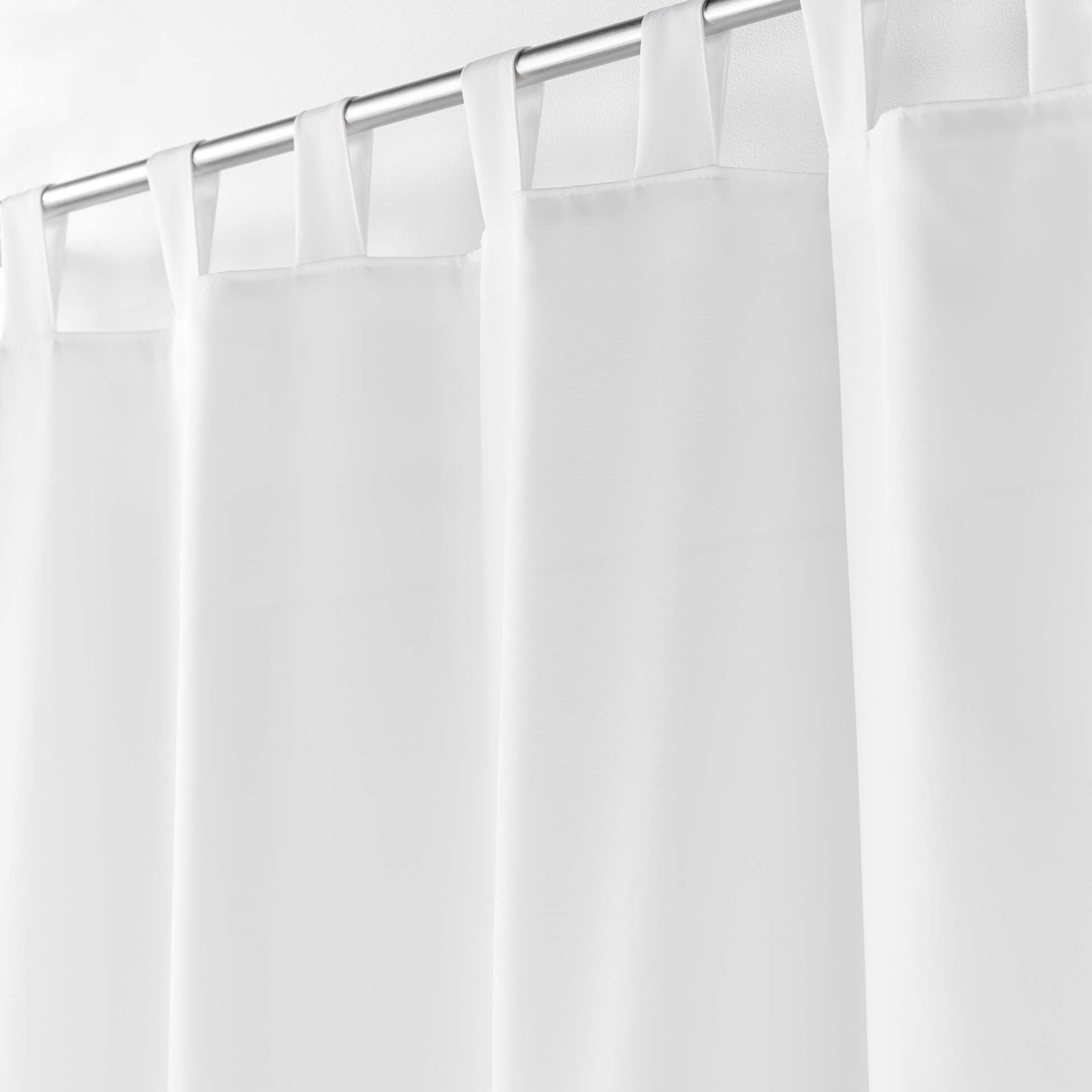 Rideau blanc à passants — vue 6