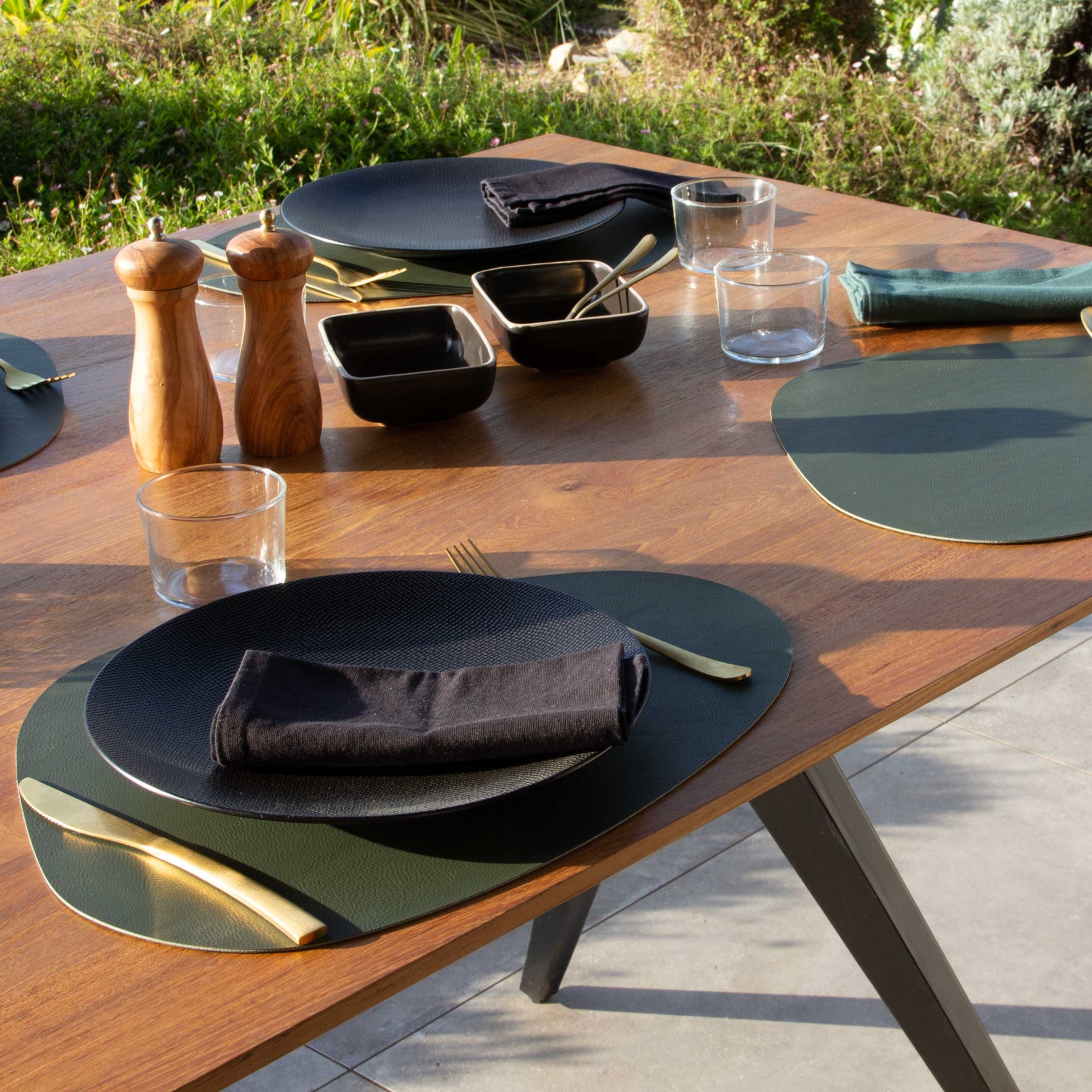 Set de table antidérapant design galet — vue 3