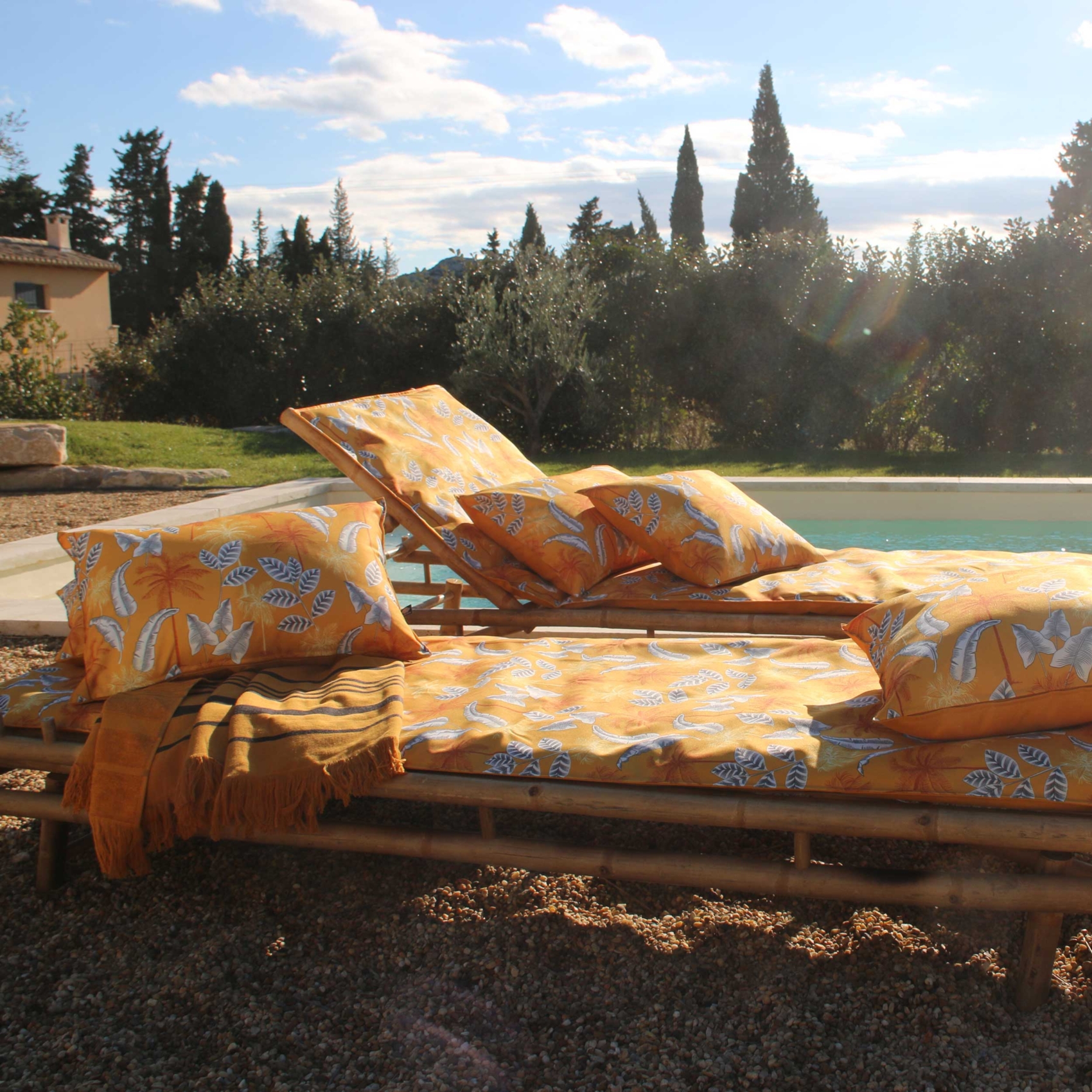 Coussin motif jungle extérieur — vue 6