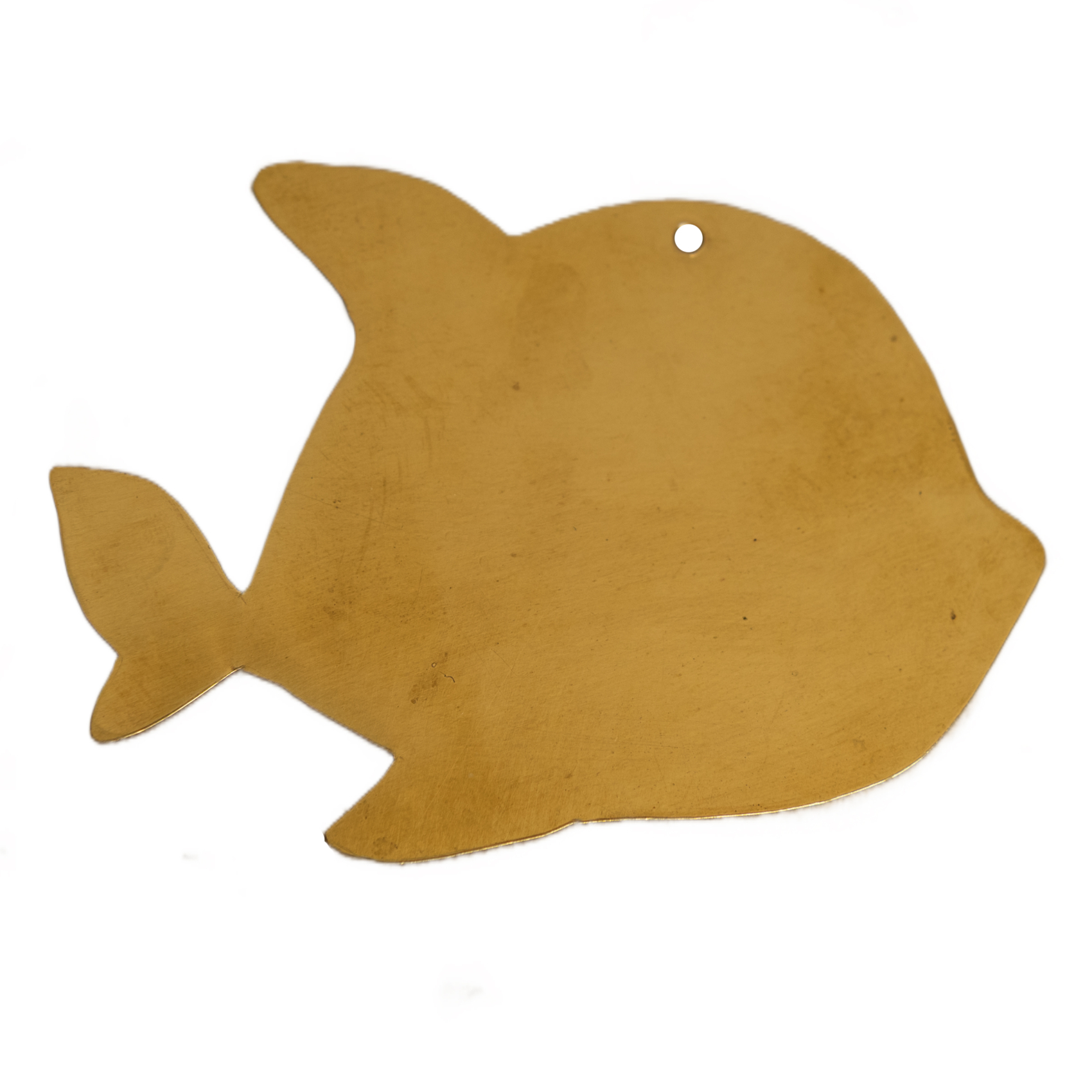 Déco murale poisson en laiton