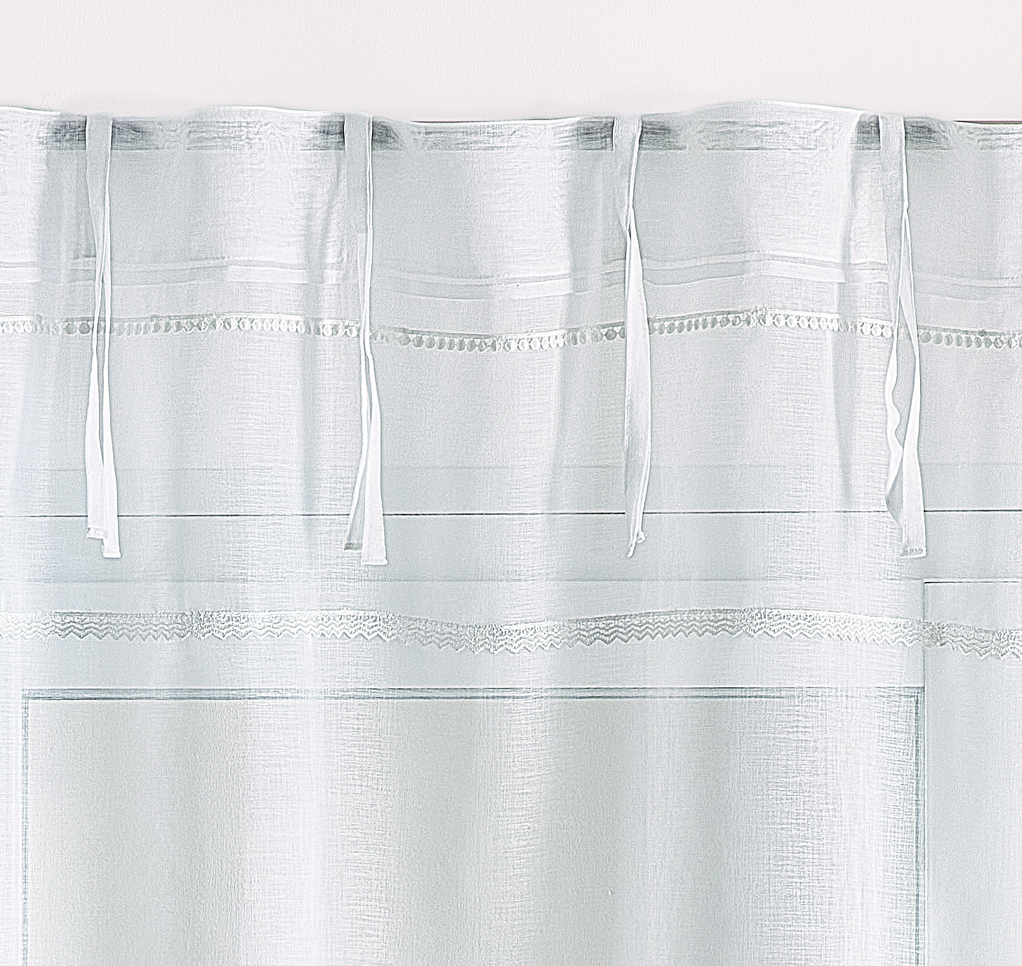 Voilage avec rubans macramé — vue 3