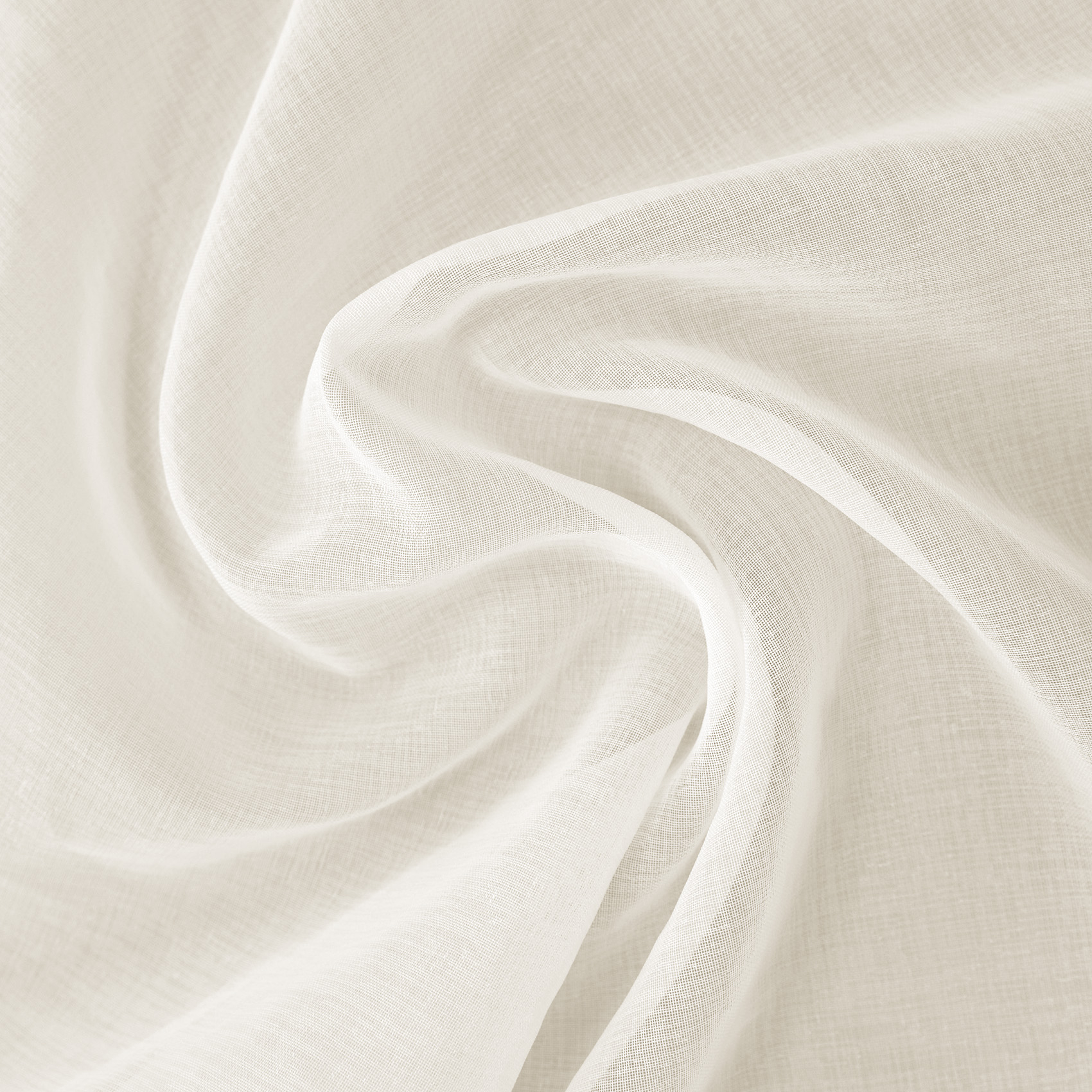 Voilage en étamine blanc cassé — vue 3