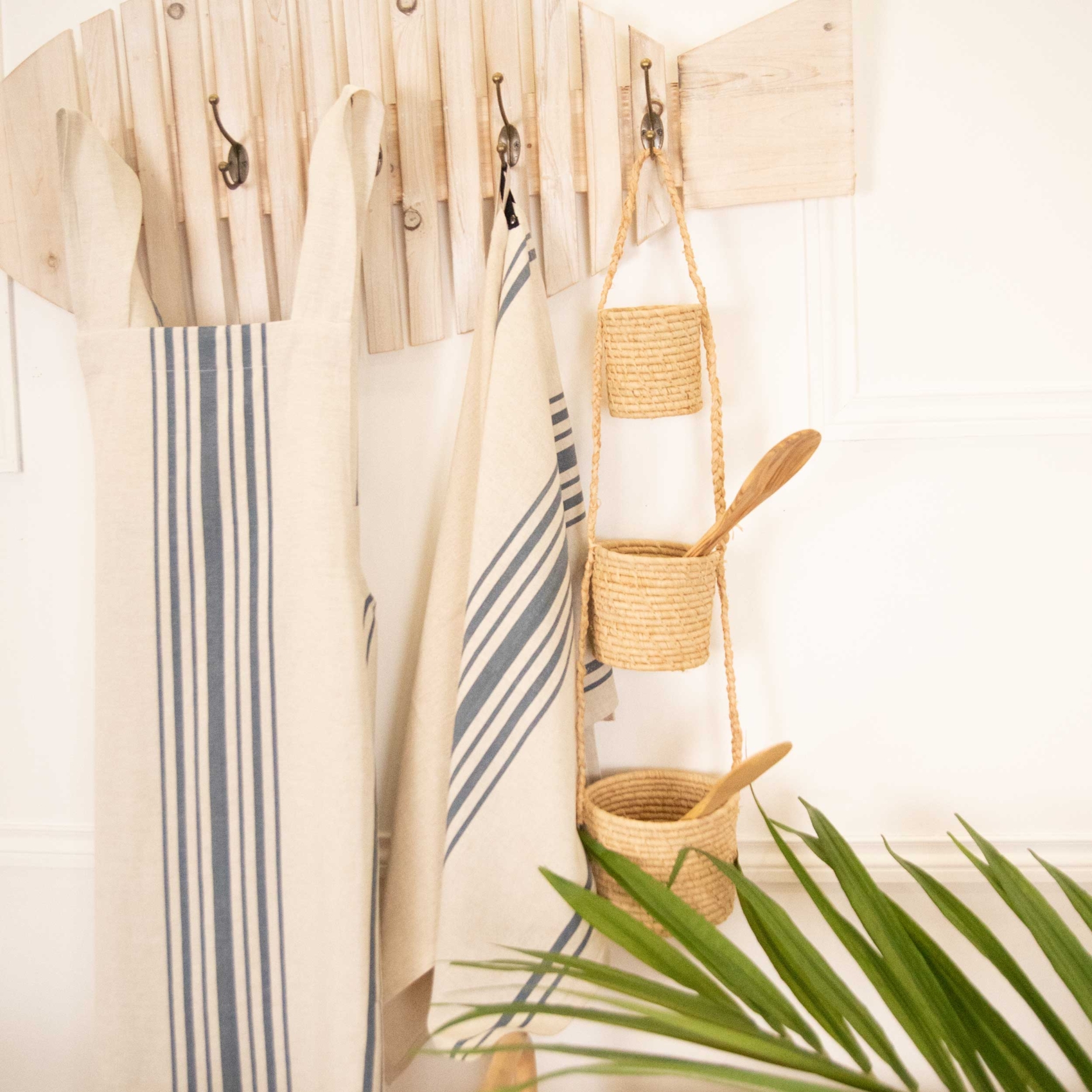 Torchon de cuisine polylin à rayures — vue 6