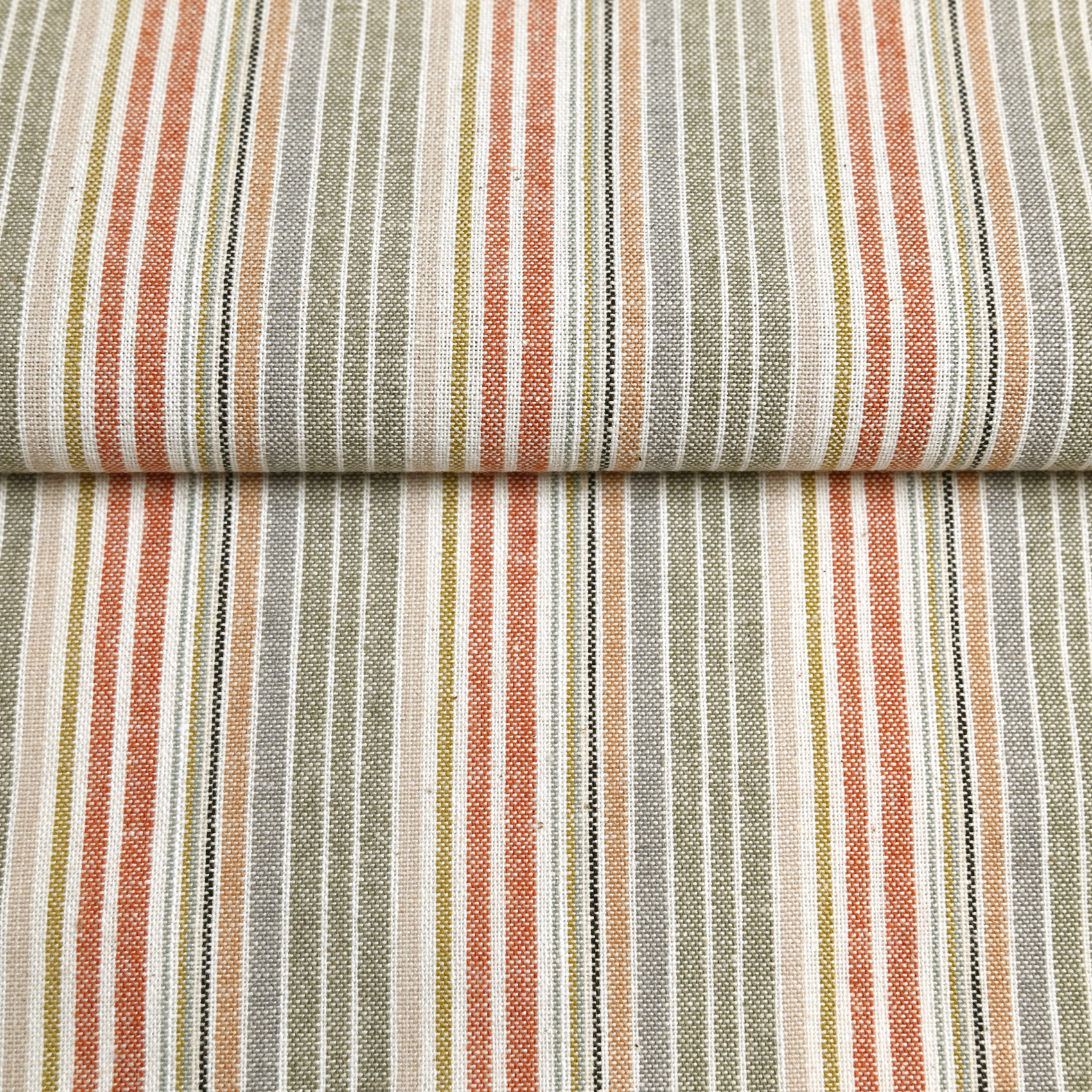 Torchon de cuisine en coton à rayures tissées — vue 5