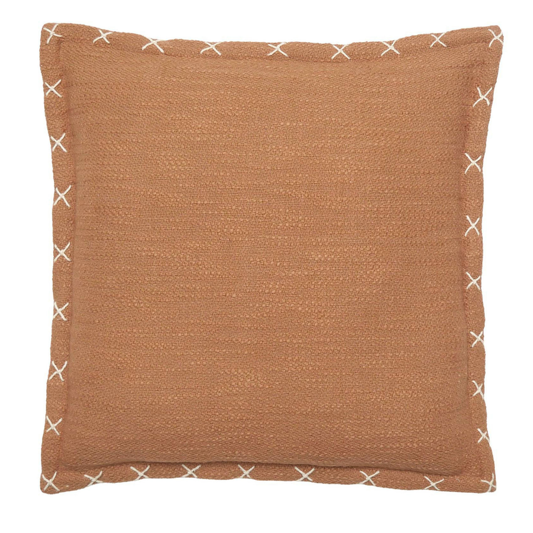 Housse de coussin brodée avec motifs en croix — vue 6