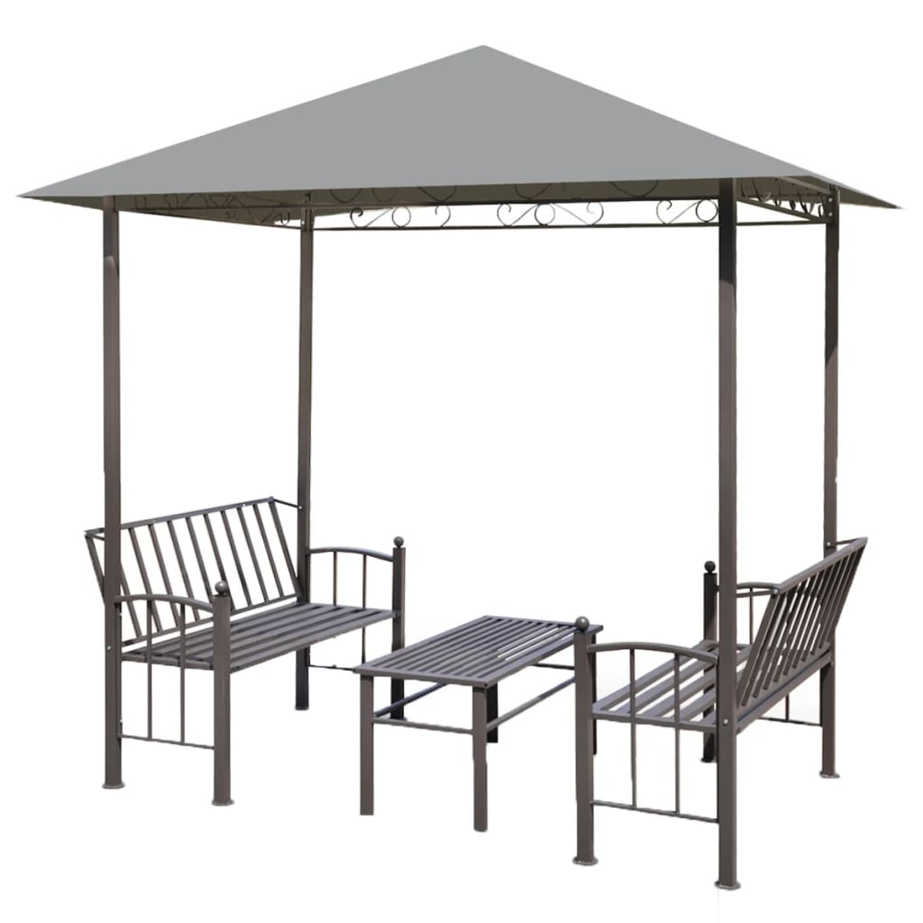 Auvent extérieur avec table et bancs — vue 5
