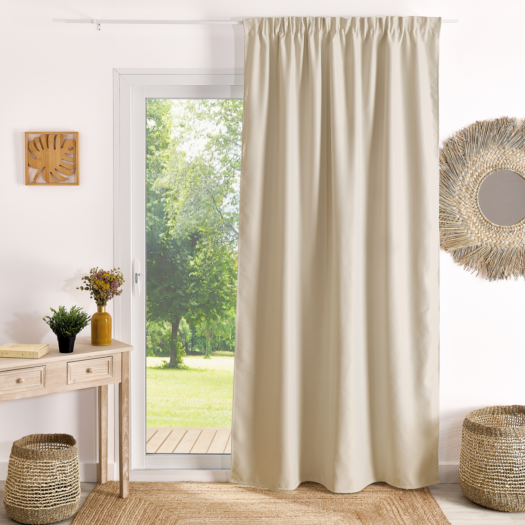 Rideau à galon fronceur occultant ignifugé M1 Non Feu — vue 4