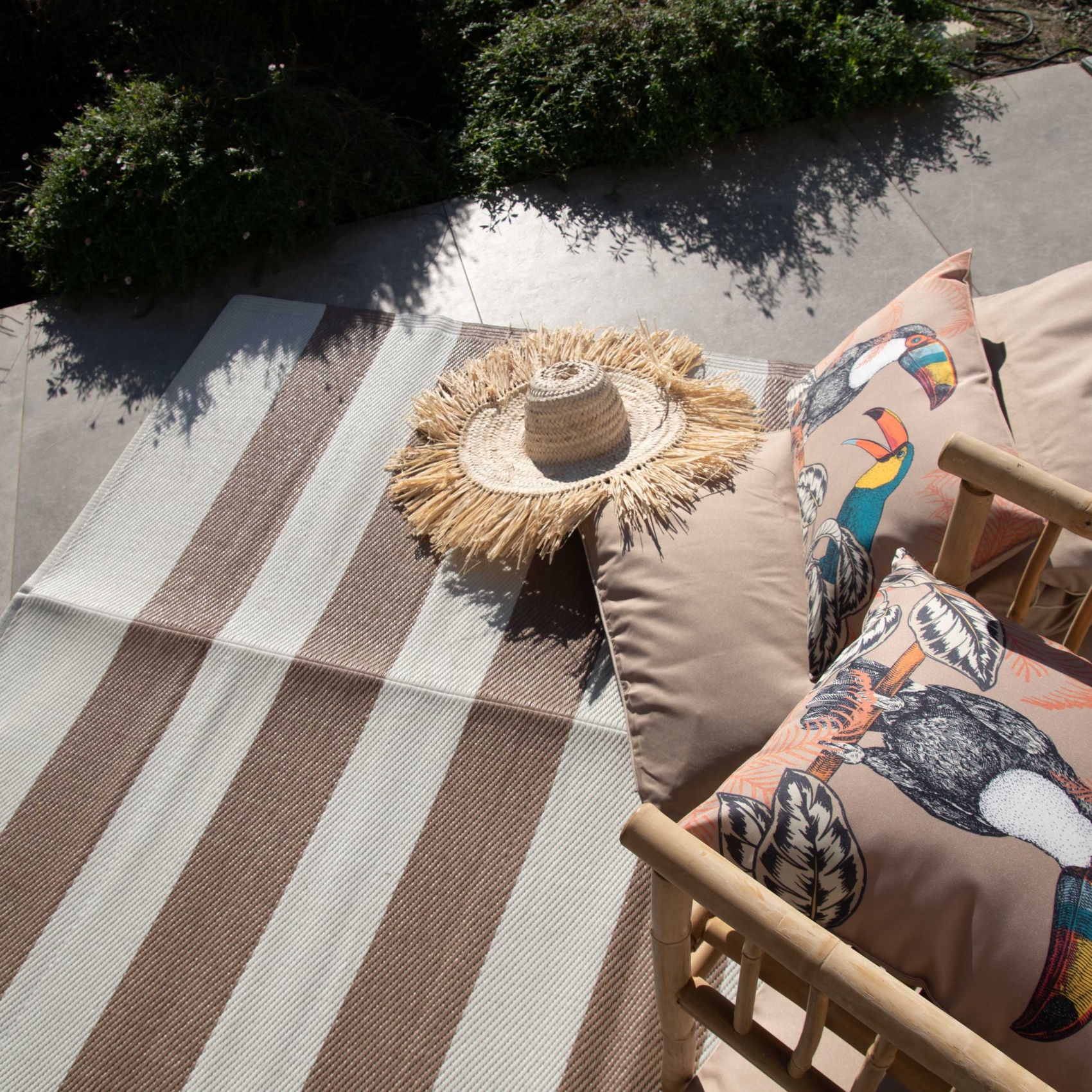 Tapis d’extérieur à rayures — vue 3