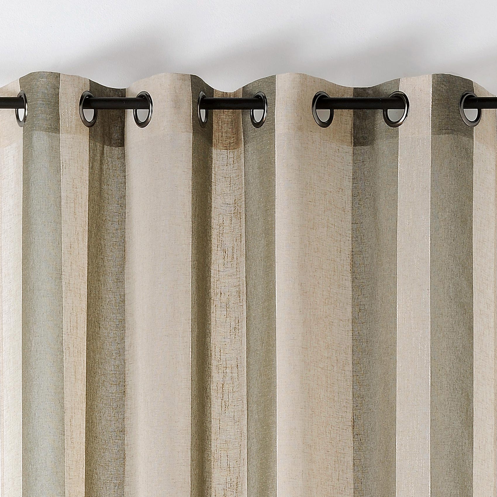 Voilage en voile rayé — vue 3