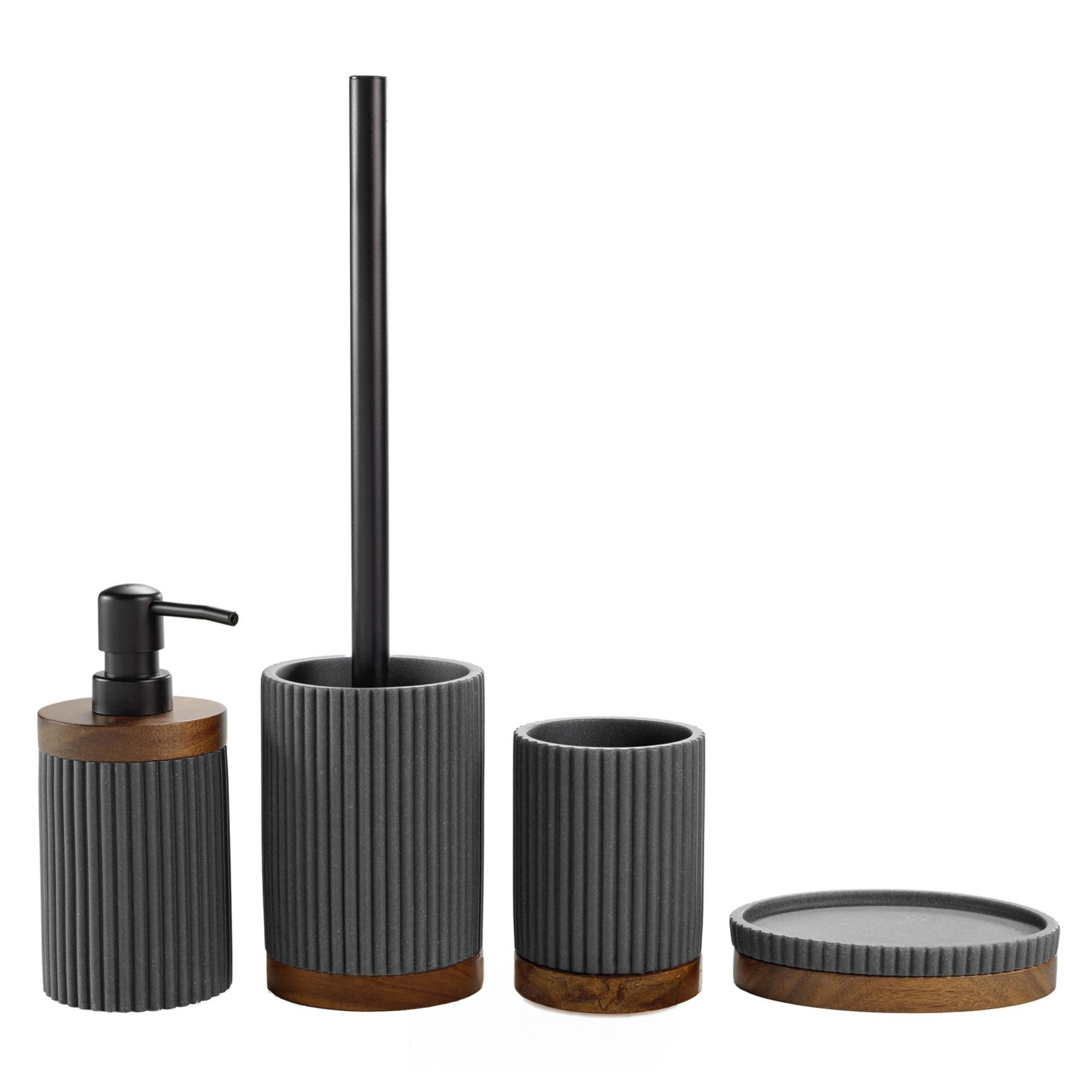 Gobelet salle de bain accacia — vue 6