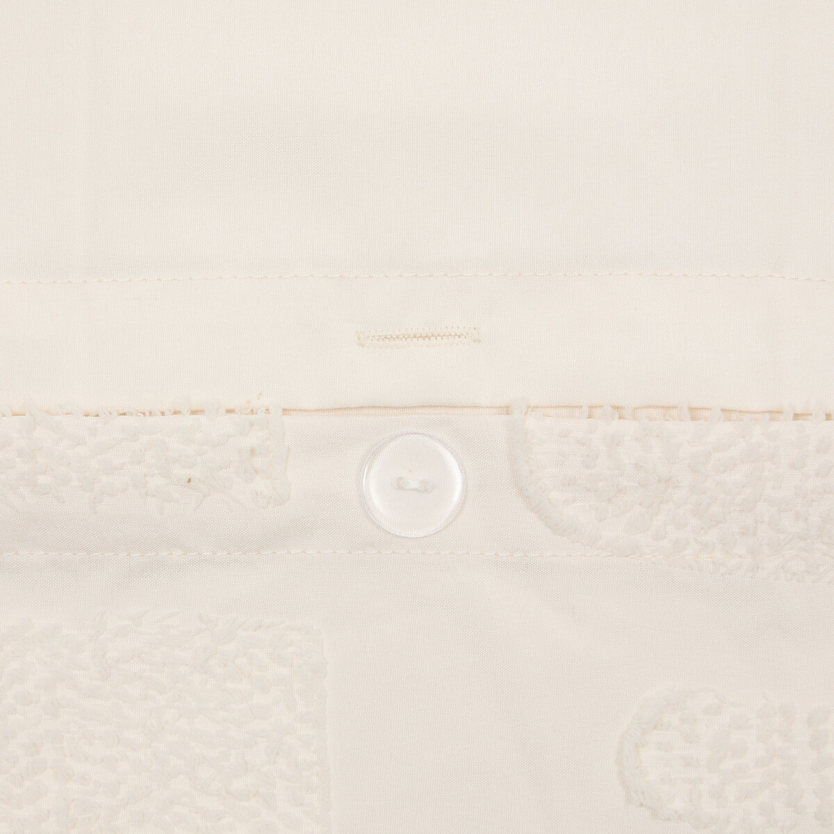 Parure de lit 3 pièces en microfibre lavée avec motifs tuftés — vue 4