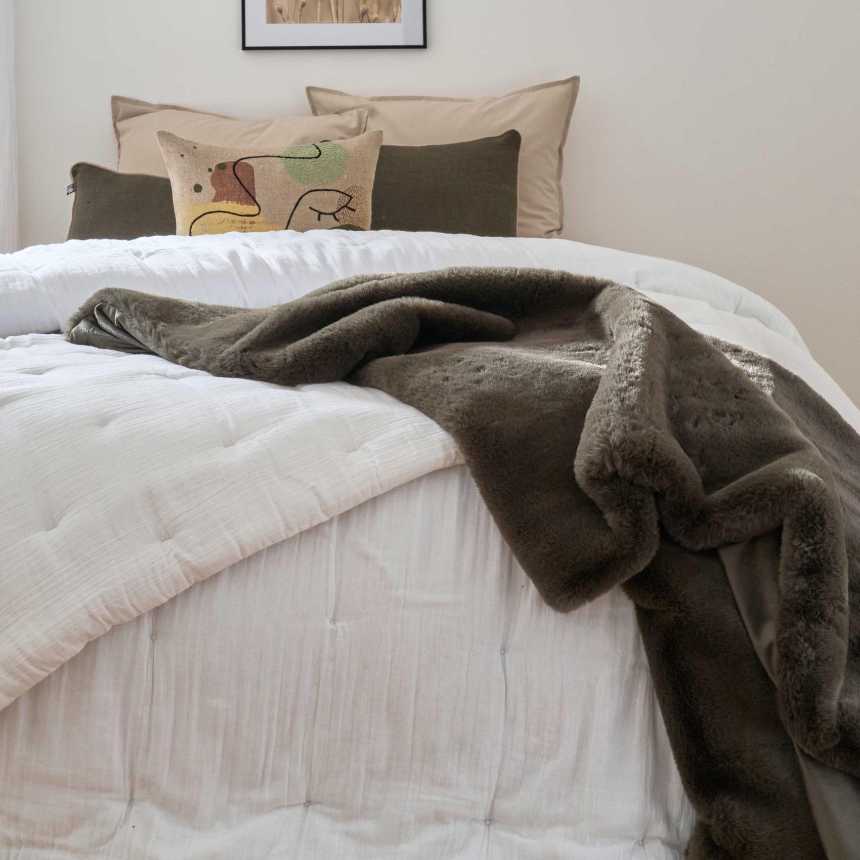 Couvre-lit en gaze de coton lavé — vue 3