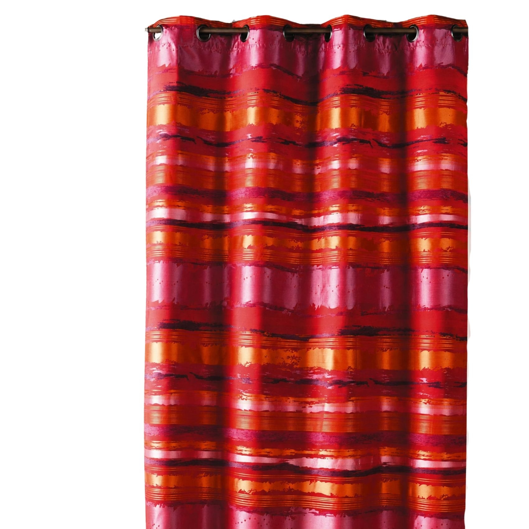 Double Rideau ameublement Jacquard rayés — vue 4
