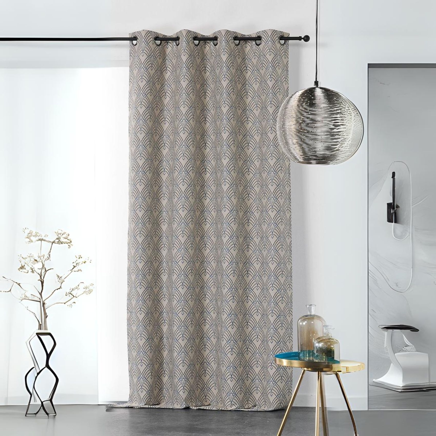 Rideau art décoratif en jacquard — vue 4